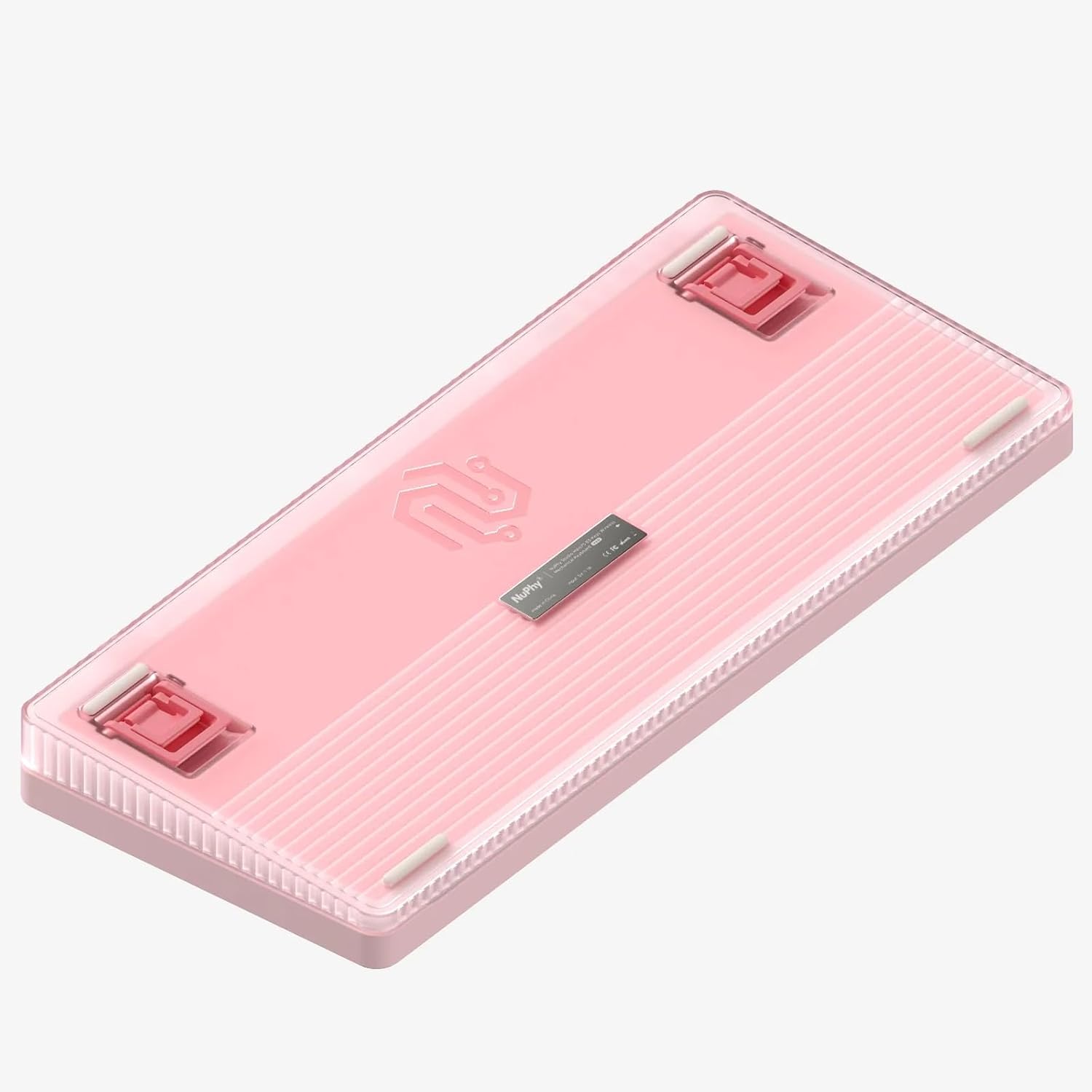 Detalle de Nuphy Halo75 V2 Mechanical Gaming Keyboard (75% Wireless, Hot-Swappable, RGB) – Pink Blush Switch