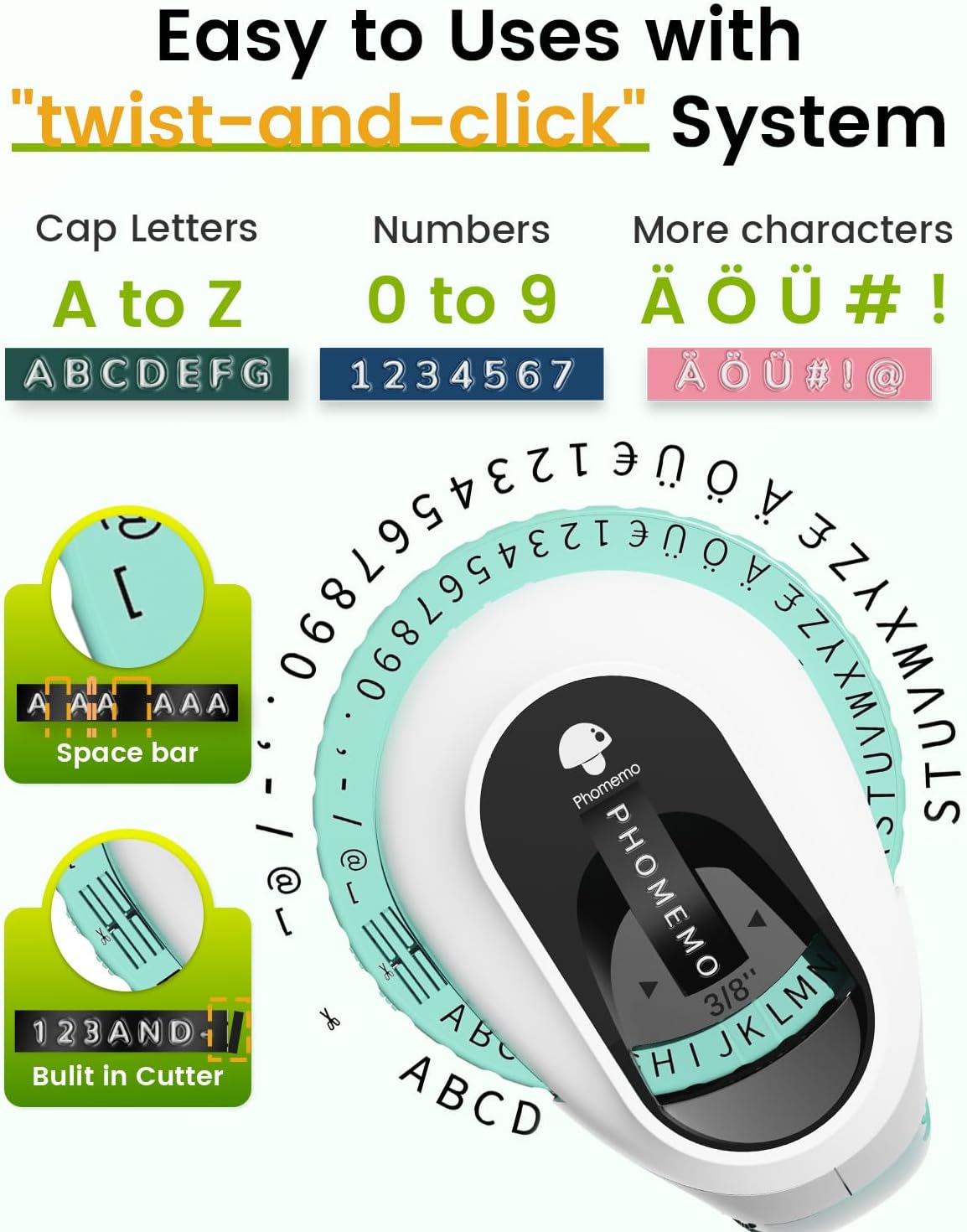 Thumbnail 2 de Phomemo E975 etichettatrice 3D 6 nastri 🖨️