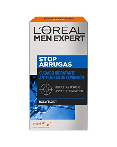 Detalle de L'Oréal Paris Men Expert Stop Arrugas: Cuidado hidratante anti-arrugas de expresión para hombres, 50 ml