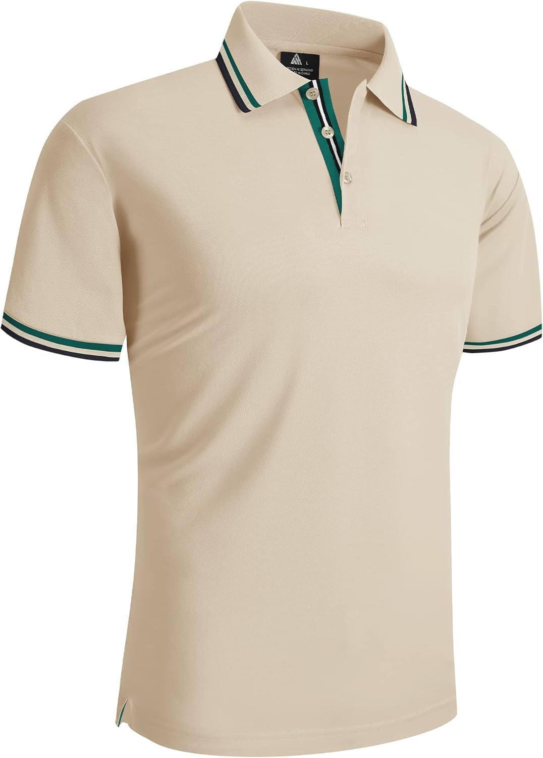 Detalle 2 de SwissWell Polo da Uomo Manica Corta: polo estiva per golf e sport, leggera e traspirante