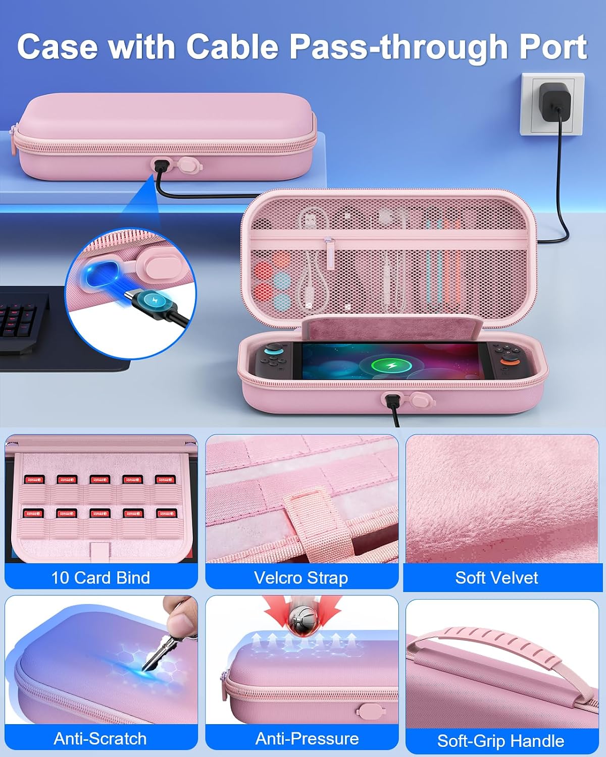 Detalle de FYOUNG Switch 2 23-in-1 Accessories Kit