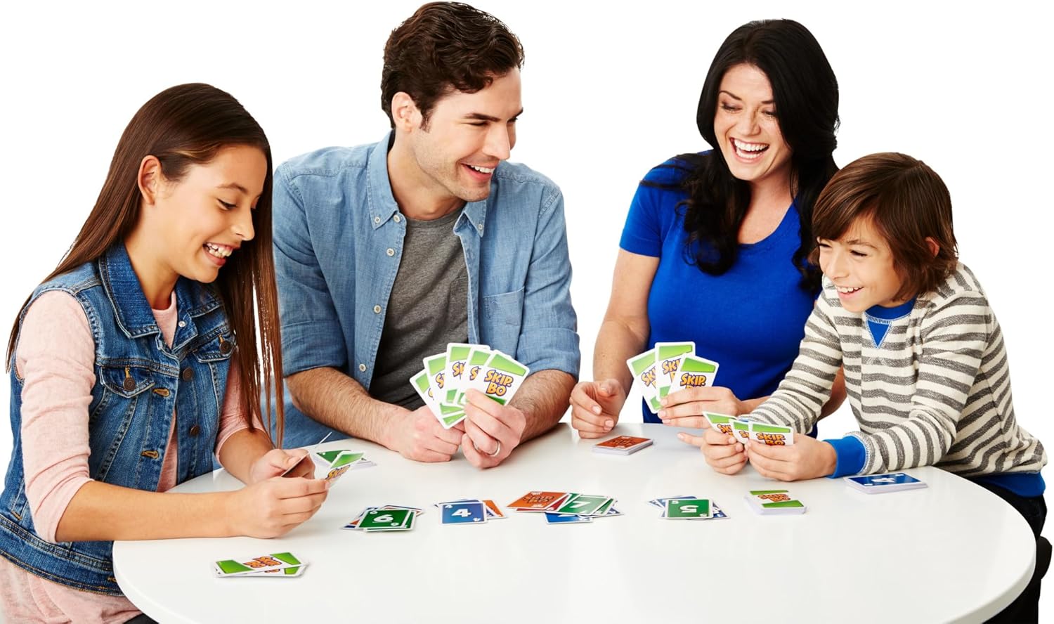 Detalle 2 de Mattel Games UNO Skip-Bo 🎴 Juego de Cartas Divertido