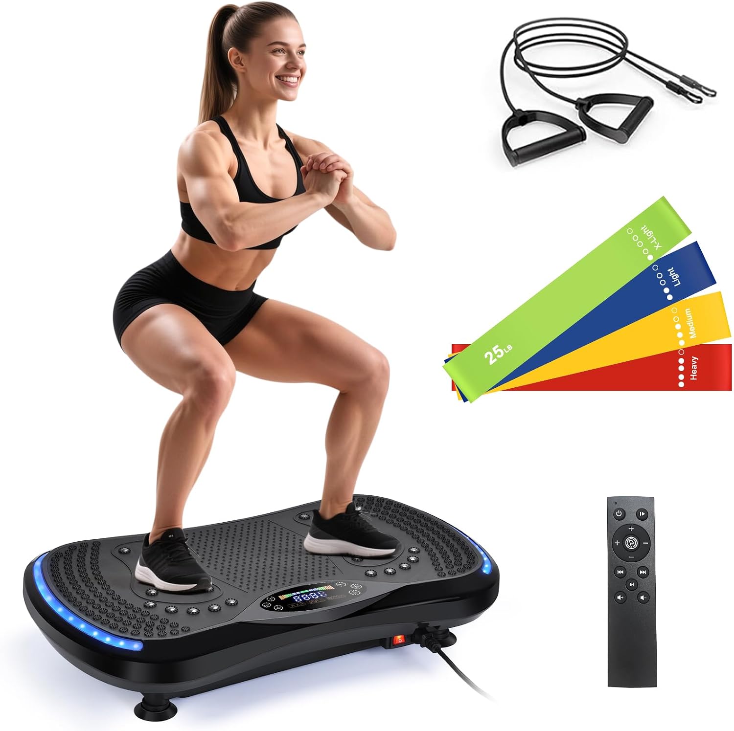 Detalle de Vibration Plate 400 lb for Home 🏋