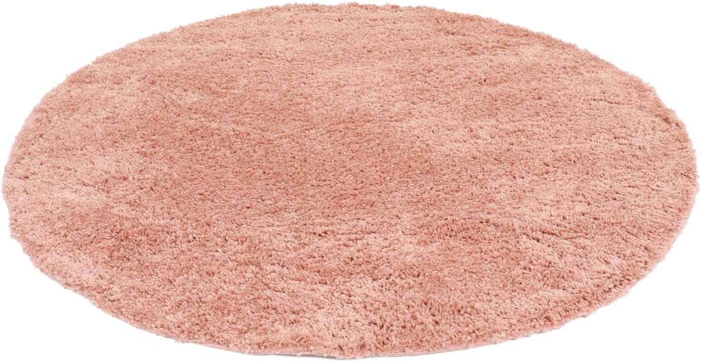 Detalle 1 de RugVista Comfy Kids Rug Ø 250 cm Round Pink Medium-Pile Rug