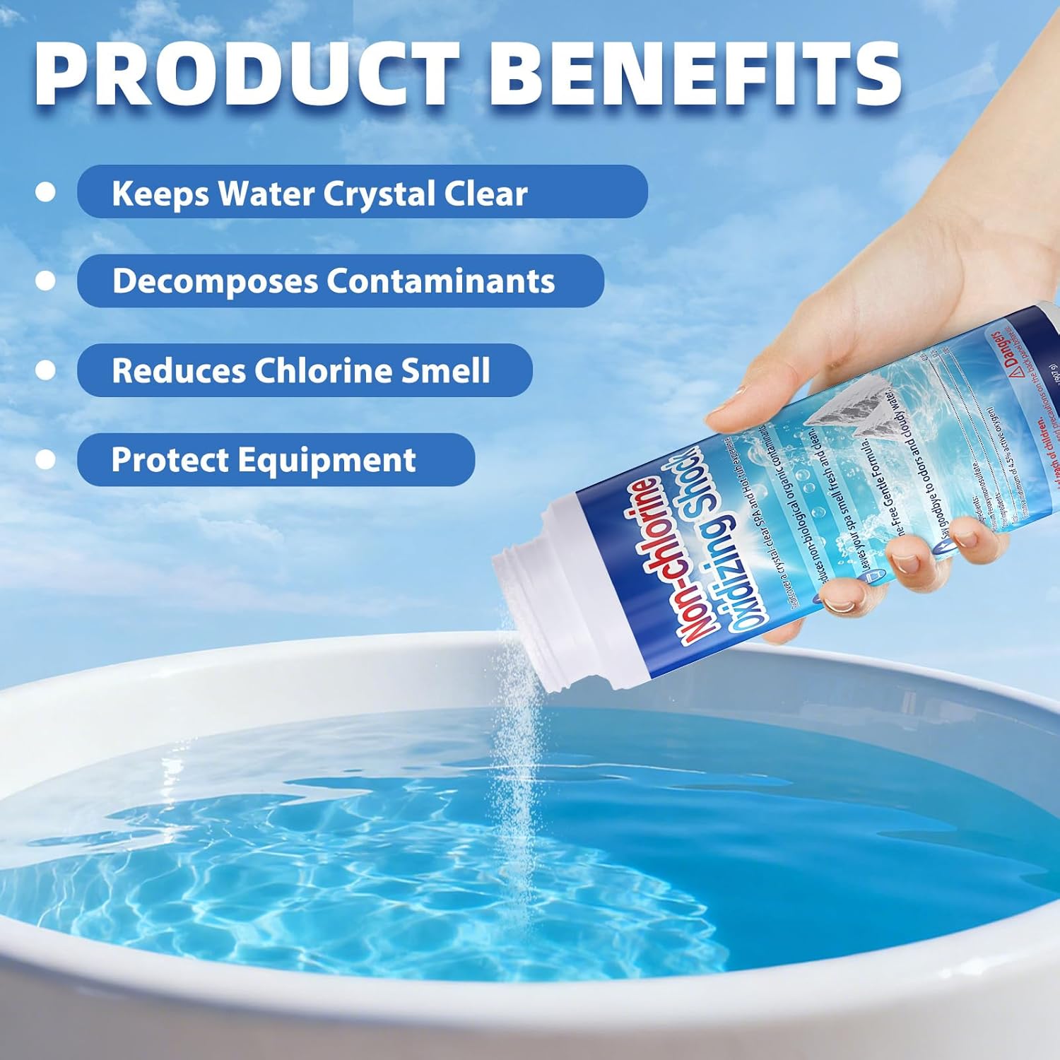Thumbnail 1 de Chlorine-Free Hot Tub Shock Oxidizer 2 lb