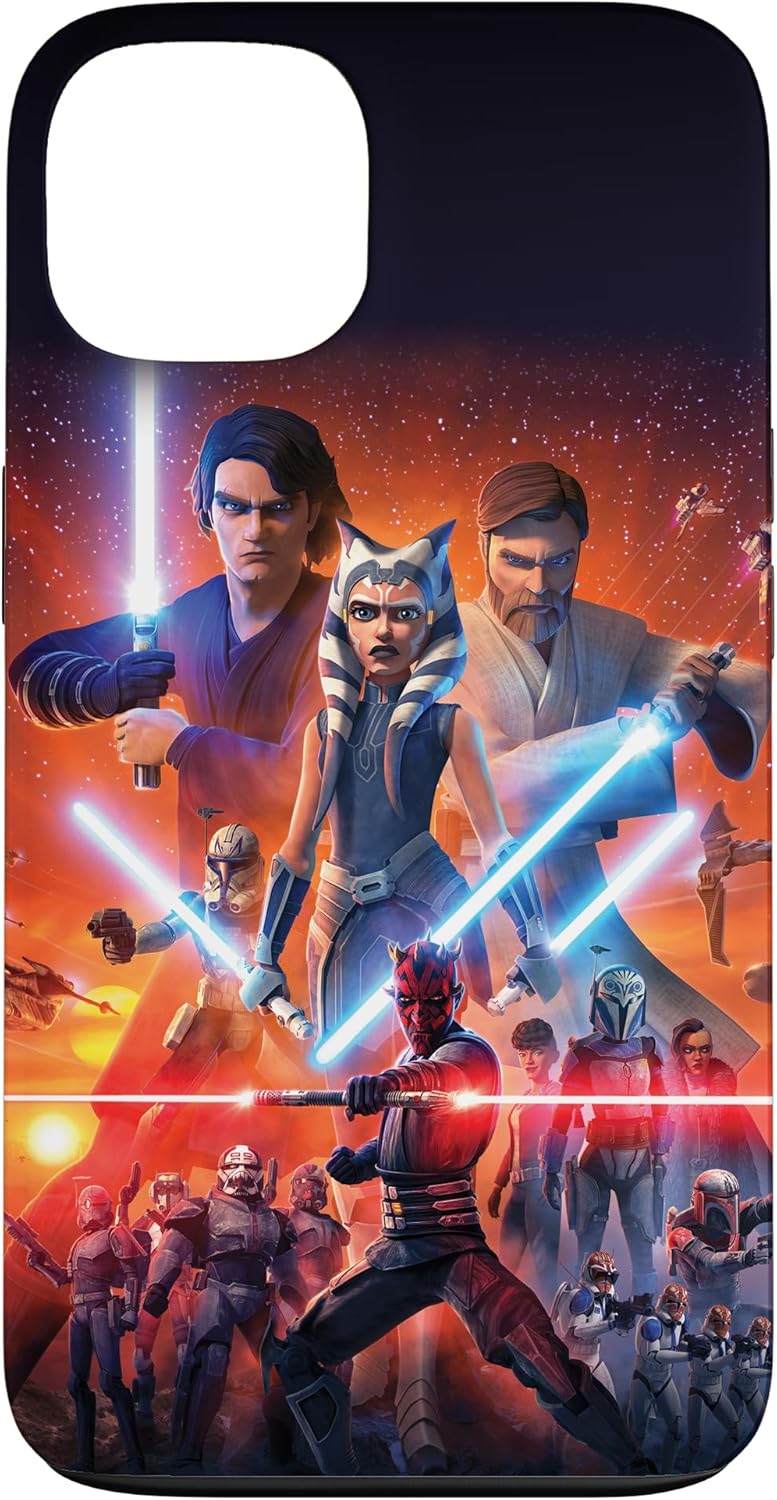 Thumbnail 6 de Custodia protettiva in stile portafoglio Star Wars The Clone Wars per iPhone 13 Pro Max