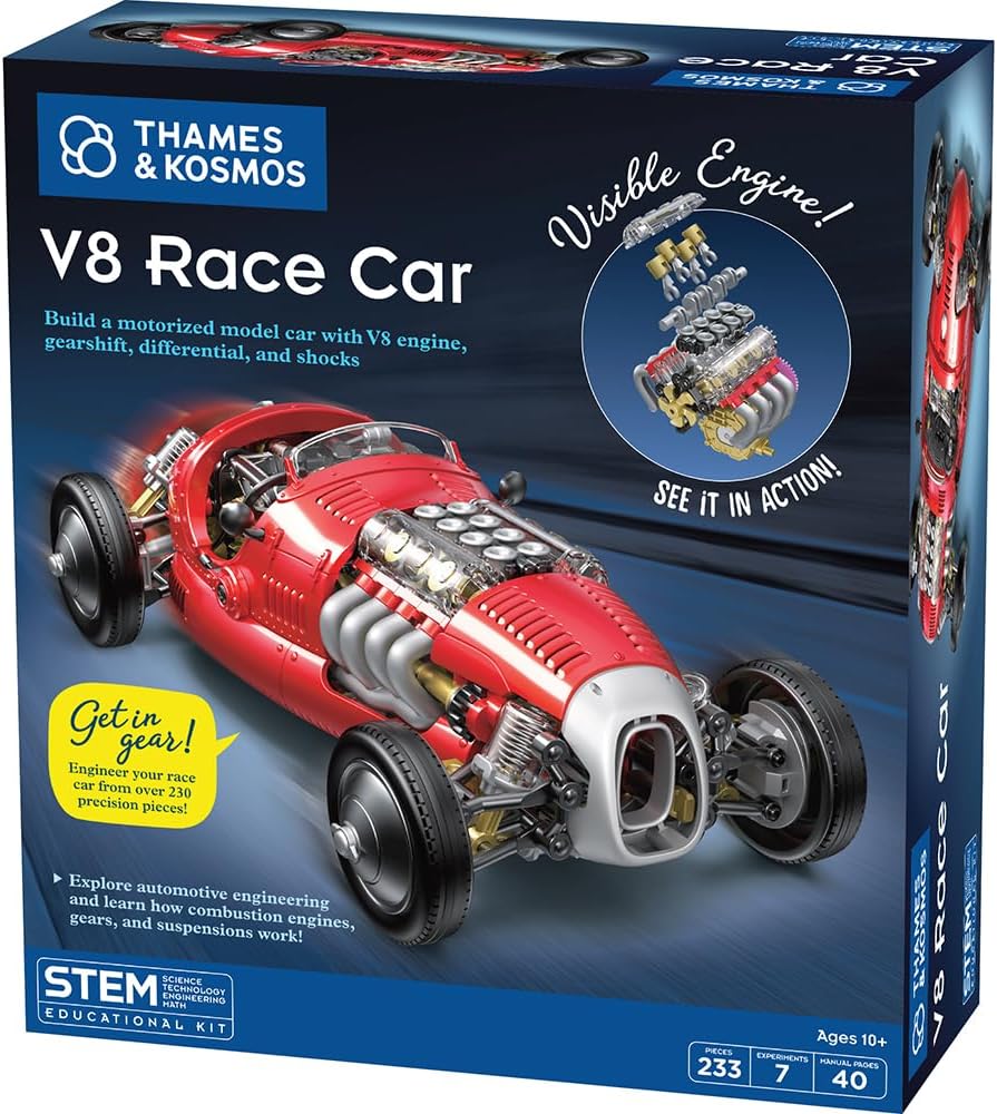 Detalle de Thames & Kosmos Race Car Engineering Set V8