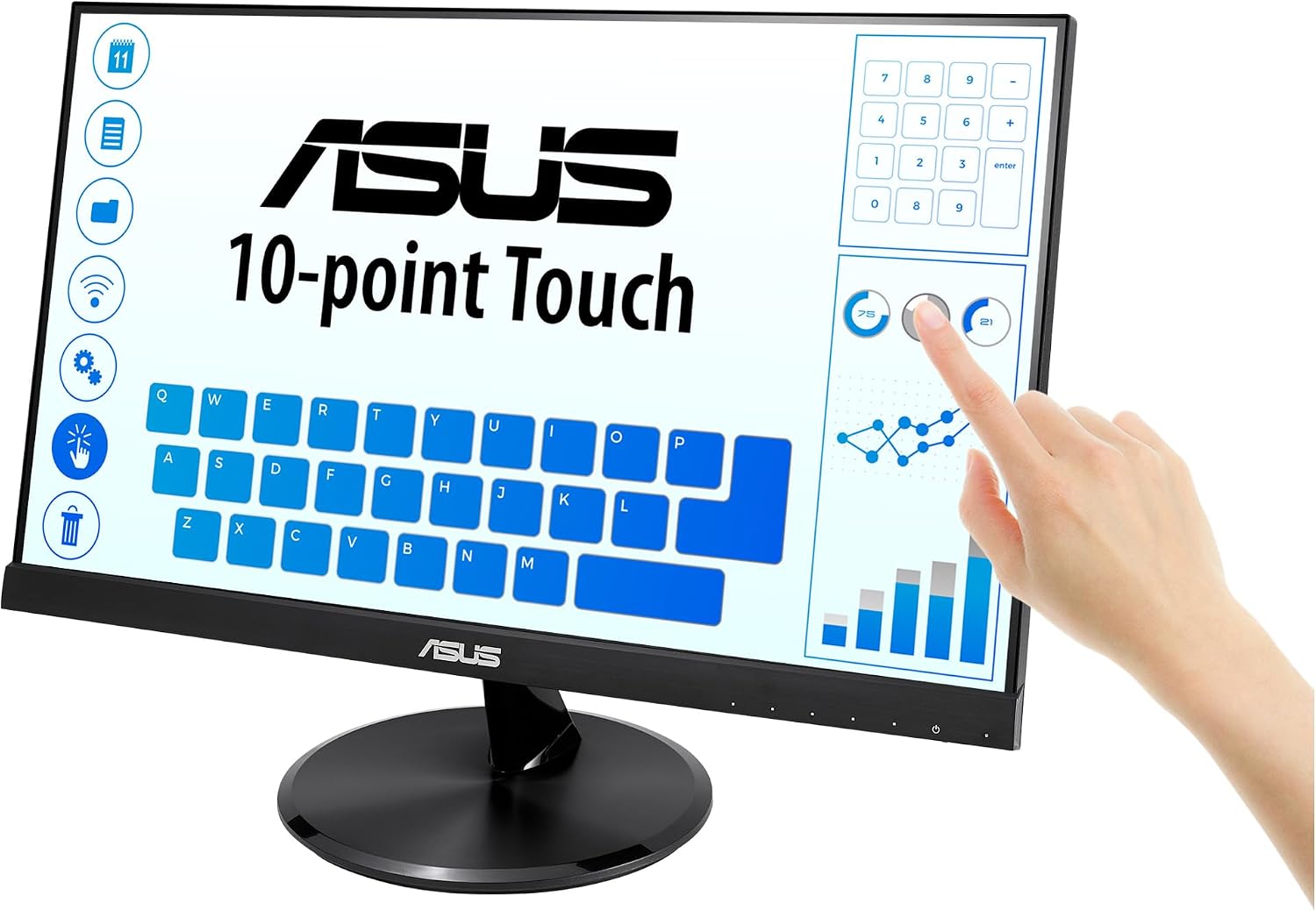 Thumbnail 2 de ASUS VT229H 21.5 Monitor IPS Touch