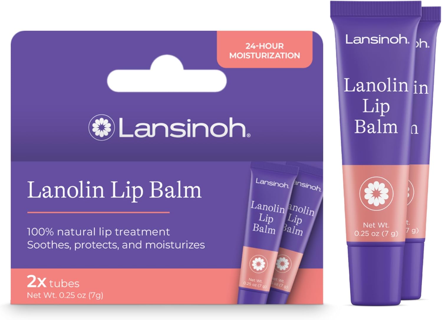 Detalle de Lansinoh Lanolin Lip Balm 2 Pack