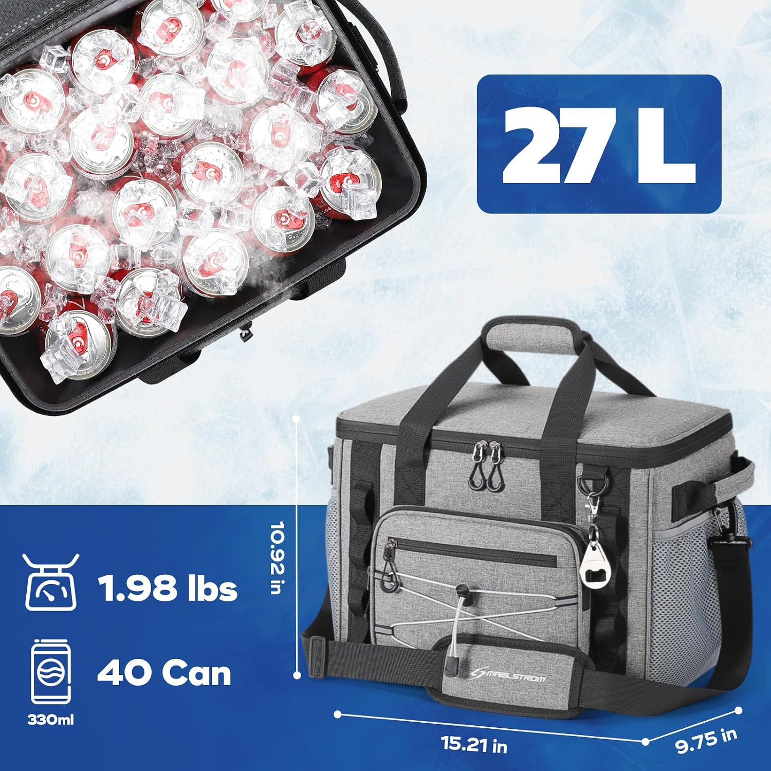 Thumbnail 4 de Maelstrom 30/40 Can Soft Cooler Bag, 22-Liter Collapsible Insulated Cooler