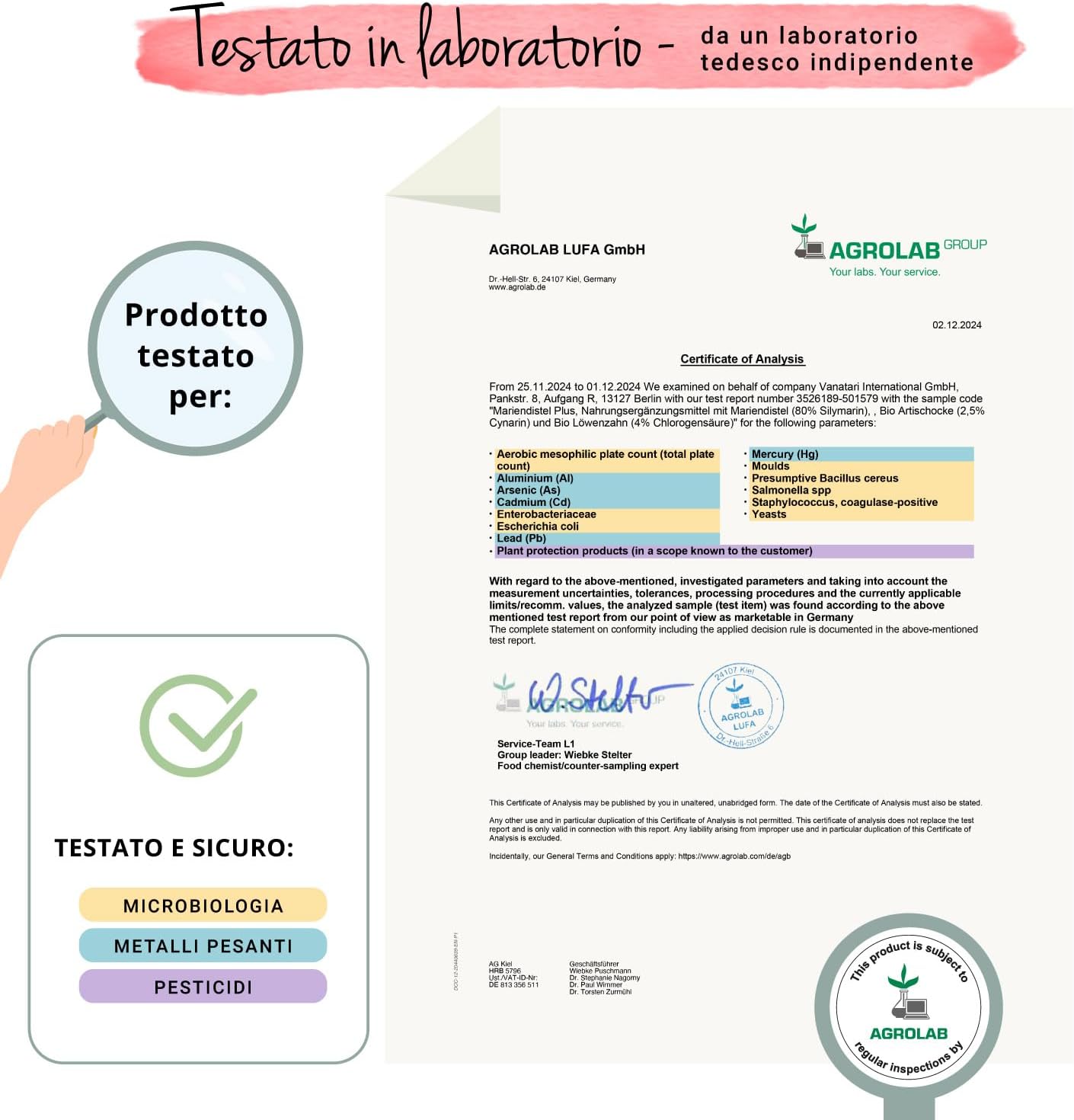 Thumbnail 6 de Vegavero Complesso di Cardo Mariano + Tarassaco BIO + Carciofo BIO - 120 capsule, 80% Silimarina