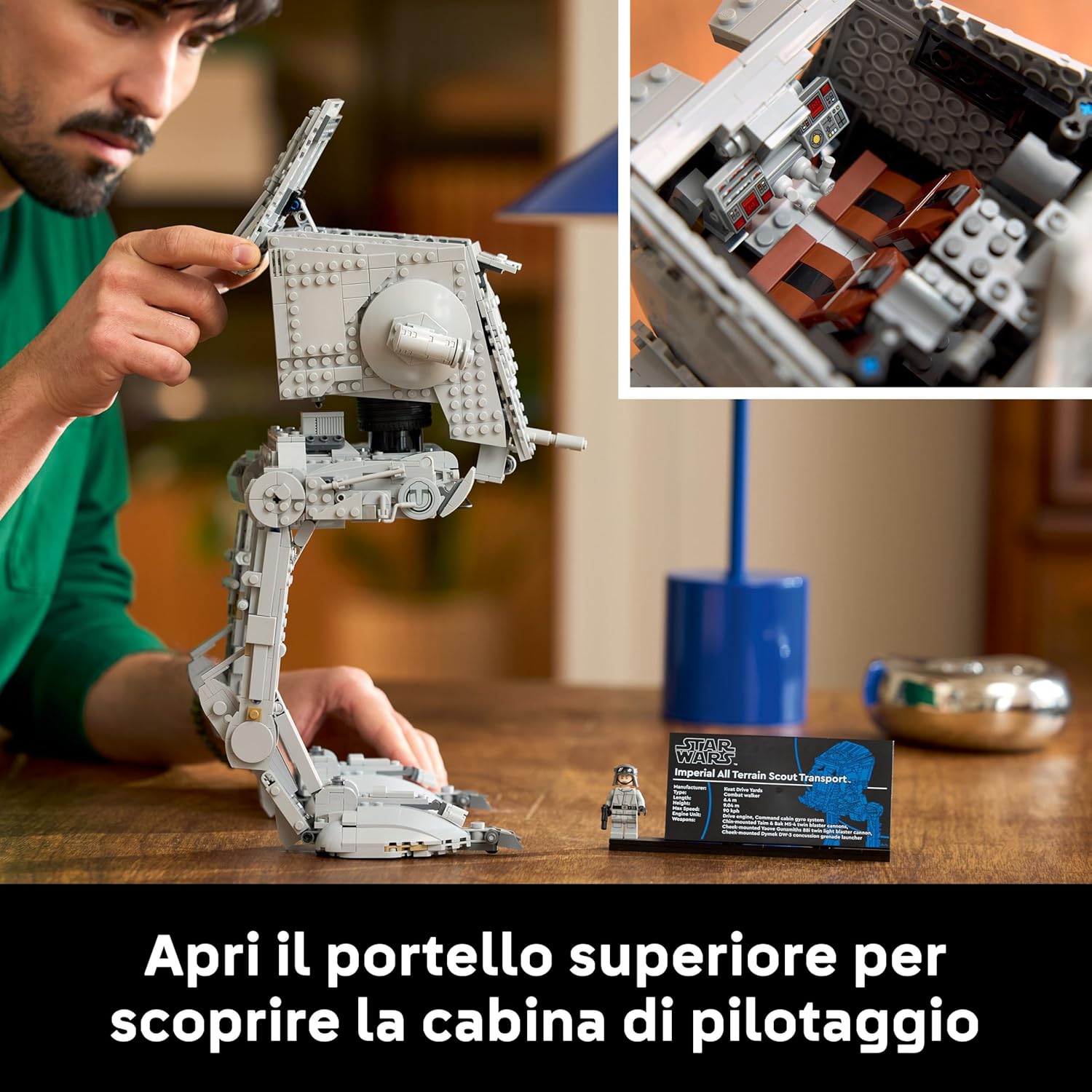 Thumbnail 2 de LEGO Star Wars 75417 Walker AT-ST UCS: maquette da collezione per adulti