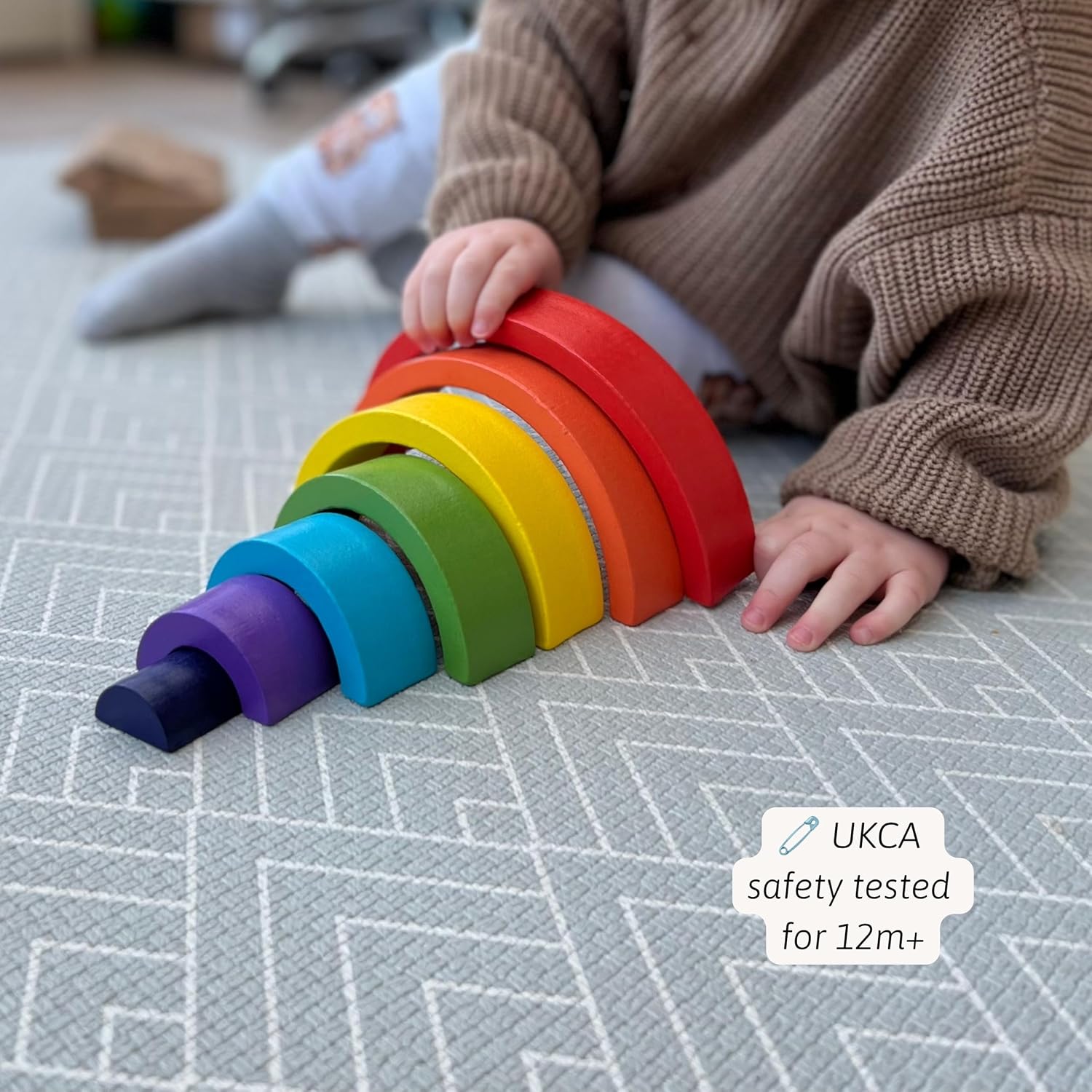 Thumbnail 2 de Jaques of London Stacking Rainbow Toy