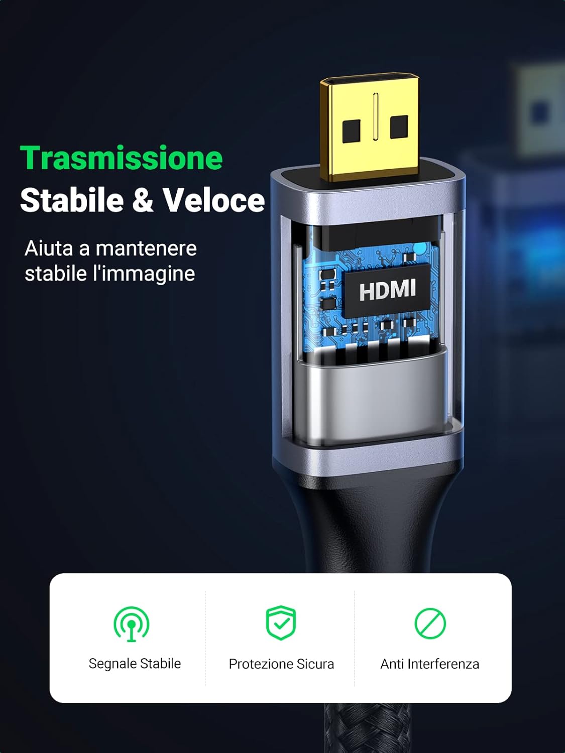 Detalle 2 de UGREEN Micro HDMI 4K 60 Hz 1 m