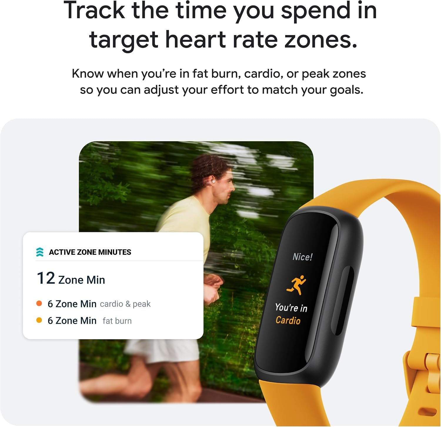 Detalle 1 de Fitbit Inspire 3 fitness tracker, 10-day battery