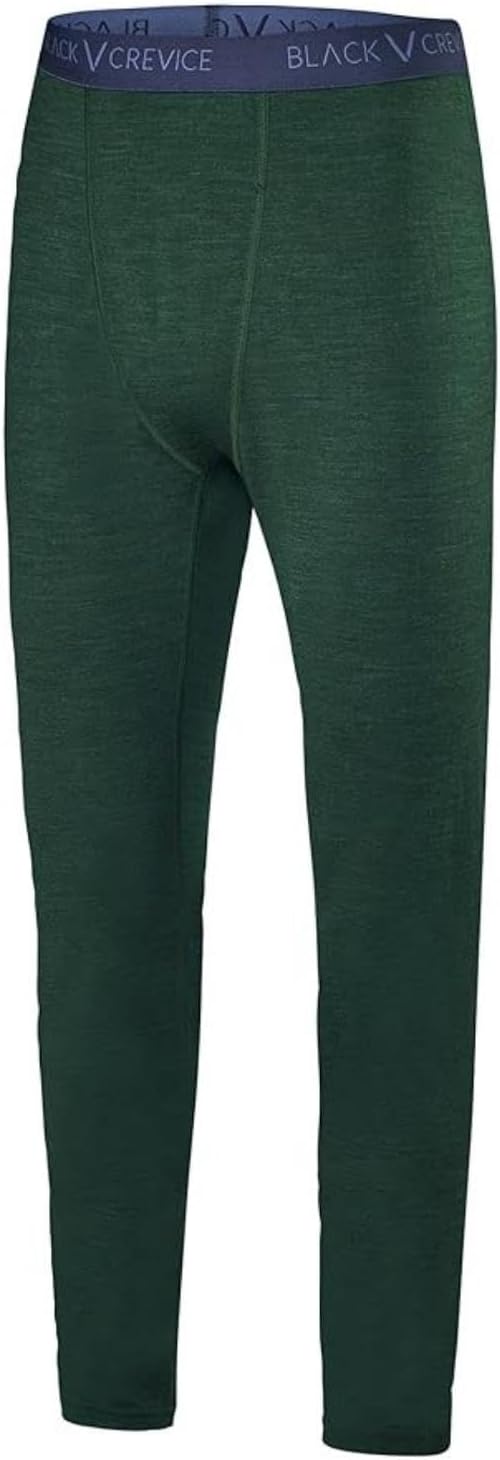 Detalle de Black Crevice Leggings mérinos homme thermorégulateurs (70% laine mérinos, 30% polyester)