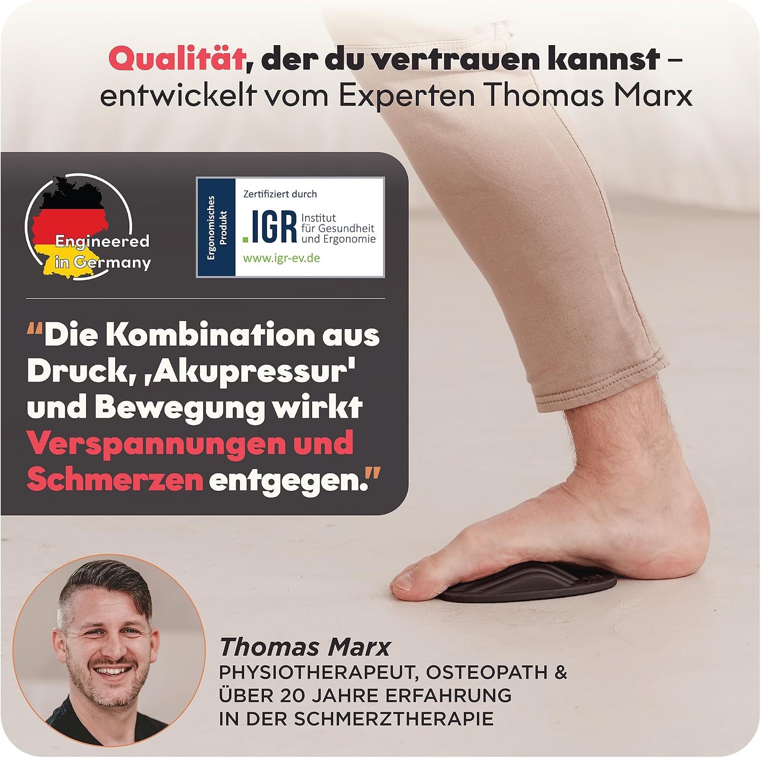 Detalle 2 de TMX META Fußtrigger für Fußschmerz, 60%
