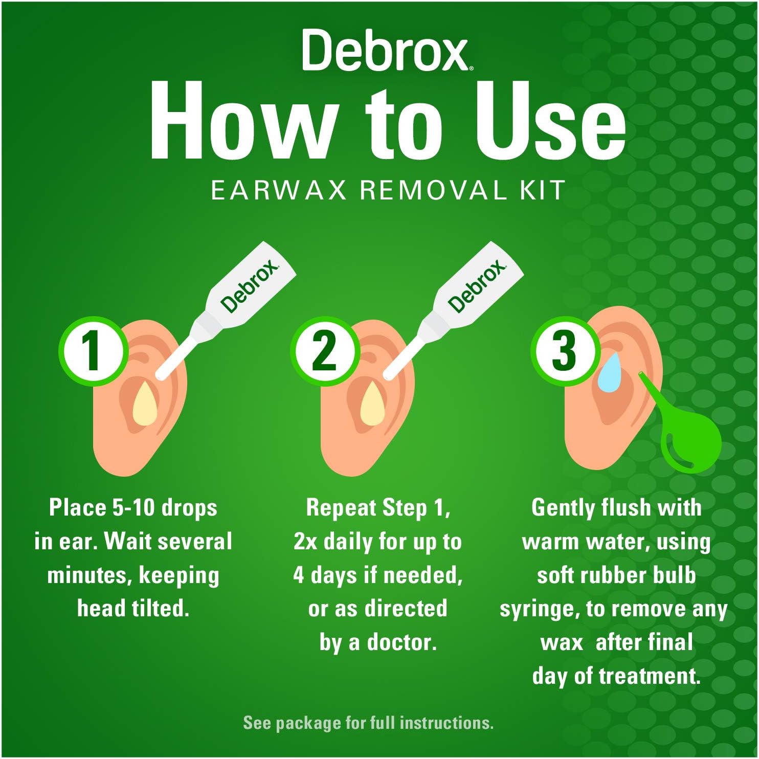 Detalle 1 de Debrox Ear Wax Removal Kit, 0.5 fl oz