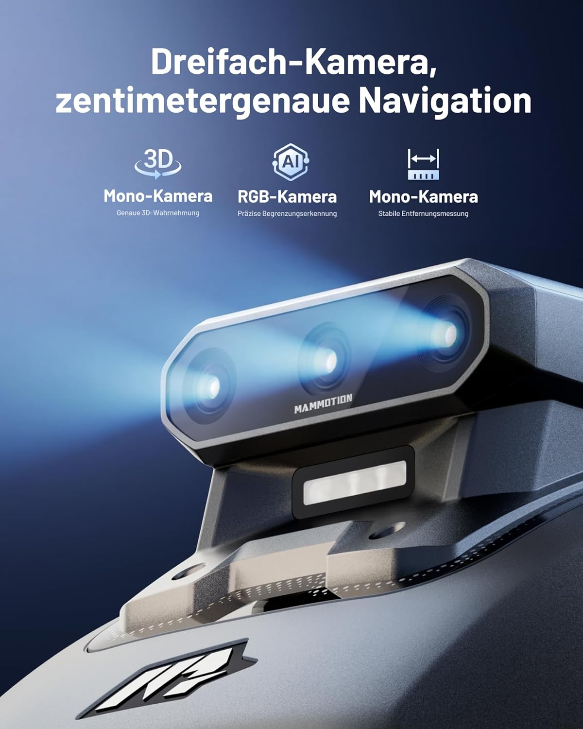 Detalle 2 de MAMMOTION YUKA mini 2 500 Mähroboter