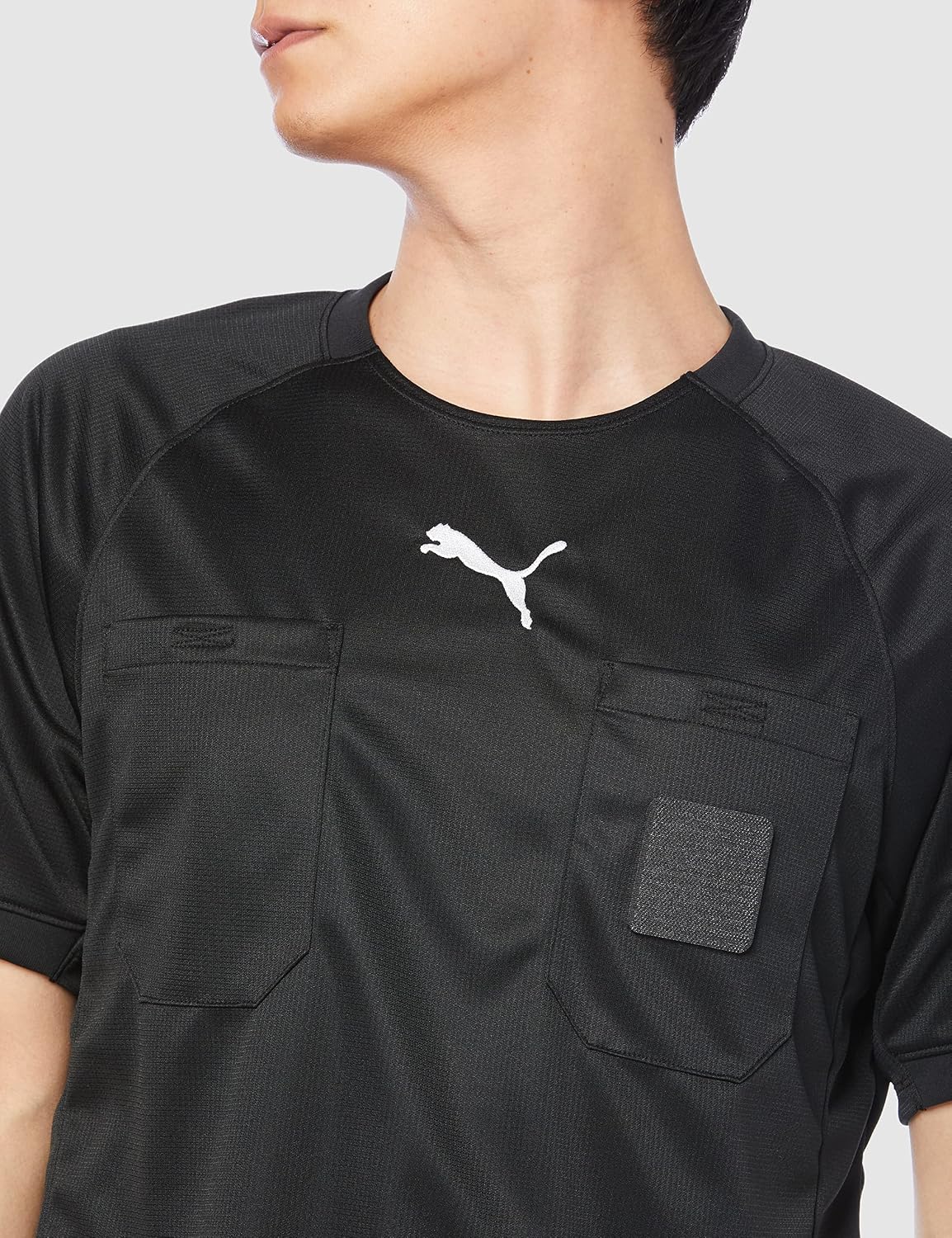 Detalle de PUMA 705377 レフリーSS メンズ半袖レフリーシャツ 新しいリスペクトワッペン対応