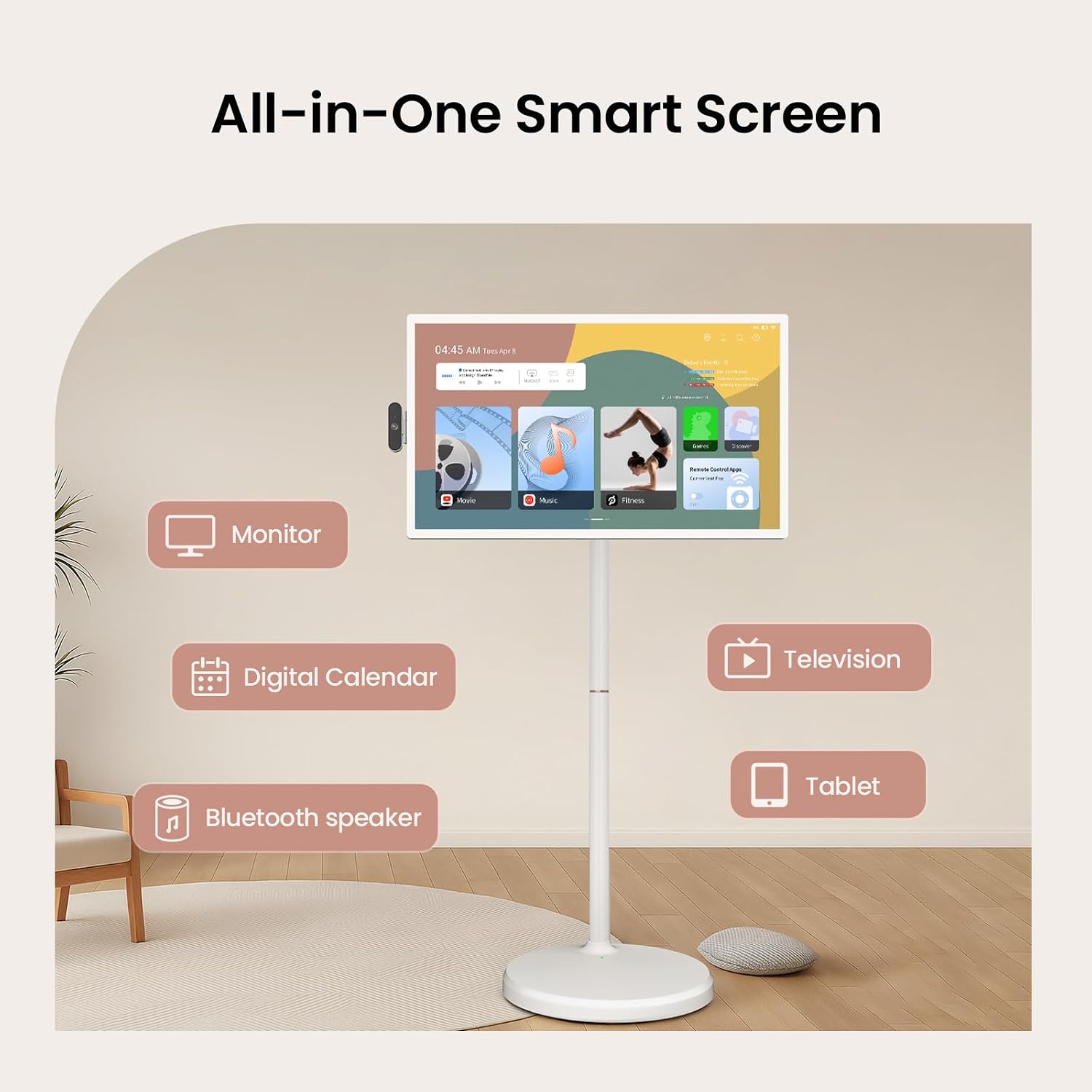 Thumbnail 5 de ApoloSign 32 inch FHD Smart Portable TV 2nd Gen with Android OS EDLA-Certified, Movable Touchscreen and Full Swivel Rotation
