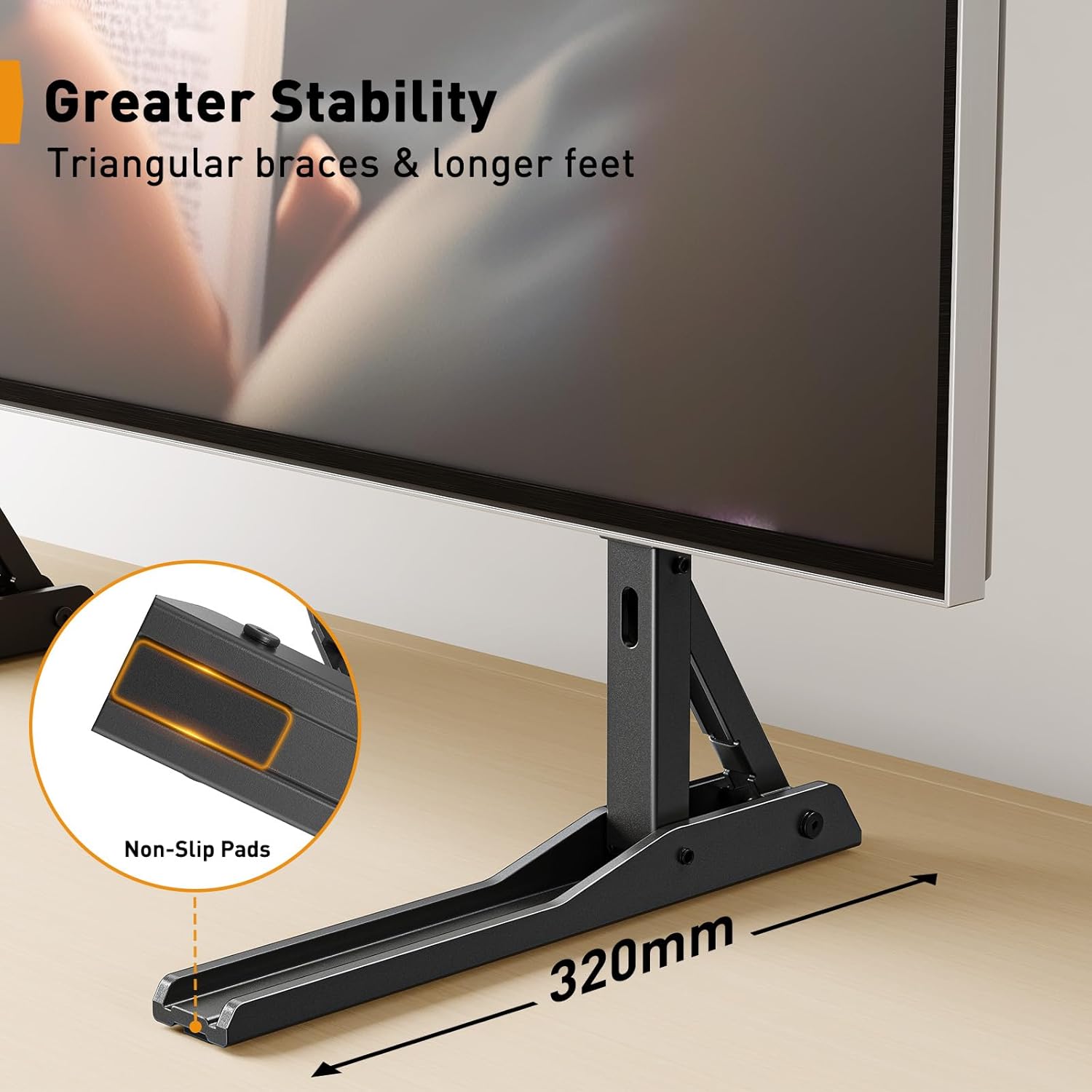 Thumbnail 2 de Perlegear Universal TV Stand for 22–70 inch TVs