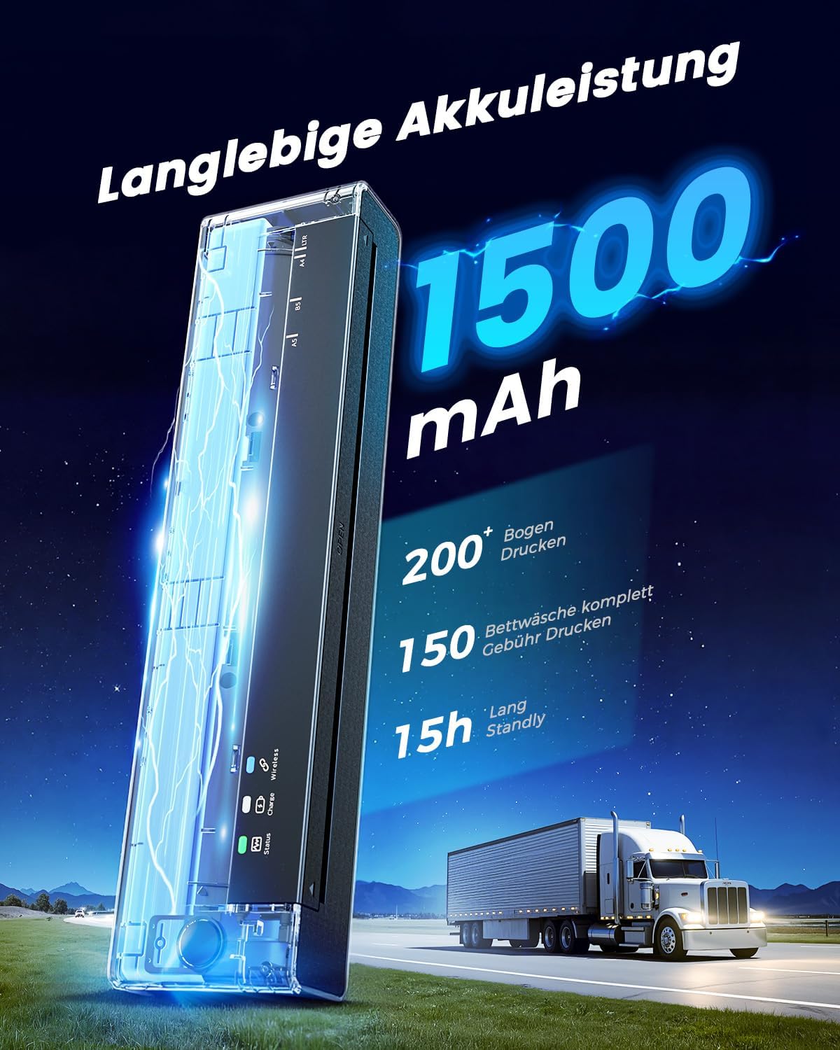 Thumbnail 2 de TATTMUSE Thermodrucker A4 1500 mAh 🖨️