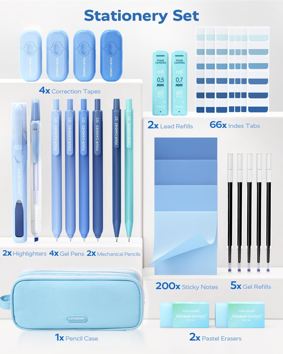 Thumbnail 6 de Four Candies Stationery Set