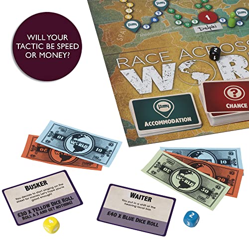 Thumbnail 4 de IDEAL Race Across the World Board Game – The Globe-Trotting Family Adventure for 2–6 Players