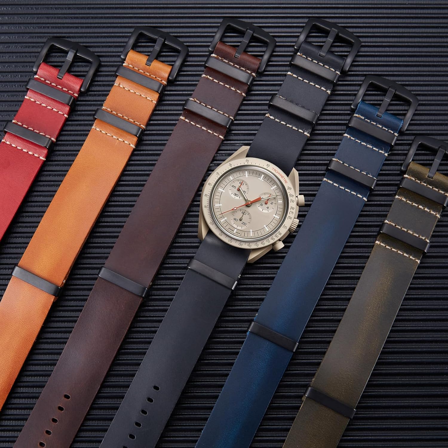 Thumbnail 4 de BINLUN Cinturini Pelle 18–24mm Orologi