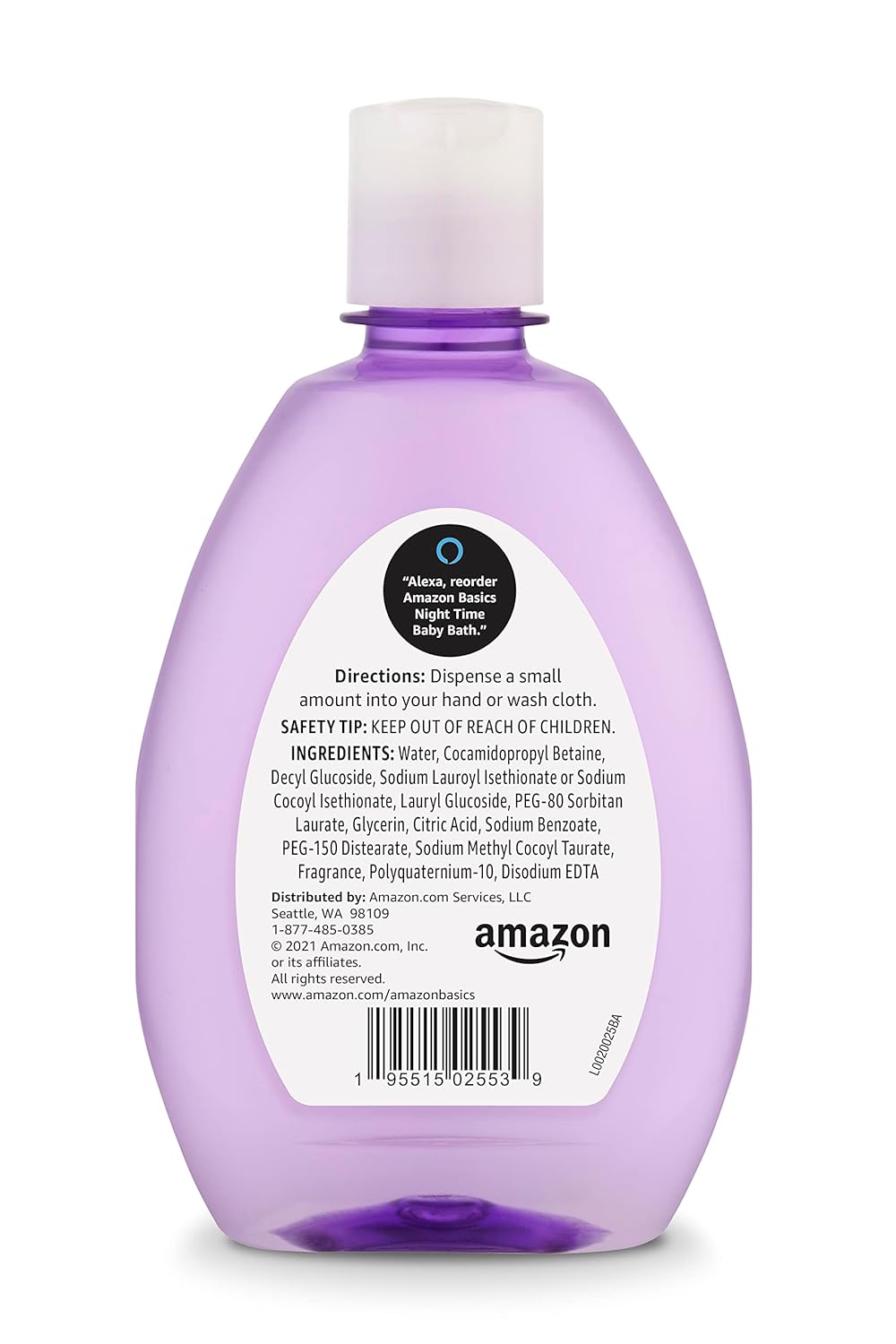 Detalle 2 de Amazon Basics Night-Time Baby Bath 13.6 fl oz