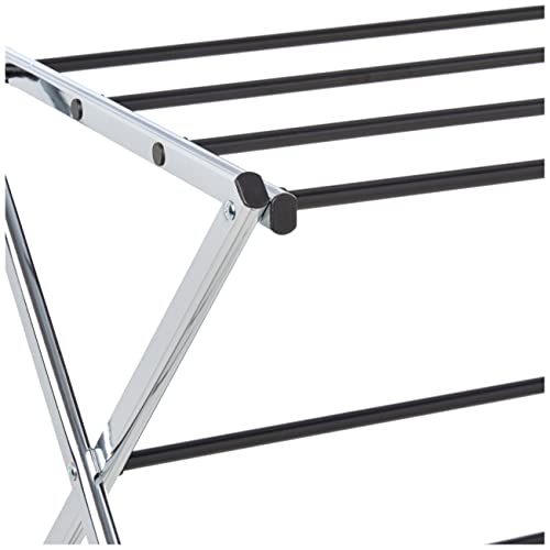 Thumbnail 4 de Amazon Basics Stendibiancheria per interni pieghevole a fisarmonica in acciaio cromato – 74,9 x 36,8 x 106,2 cm