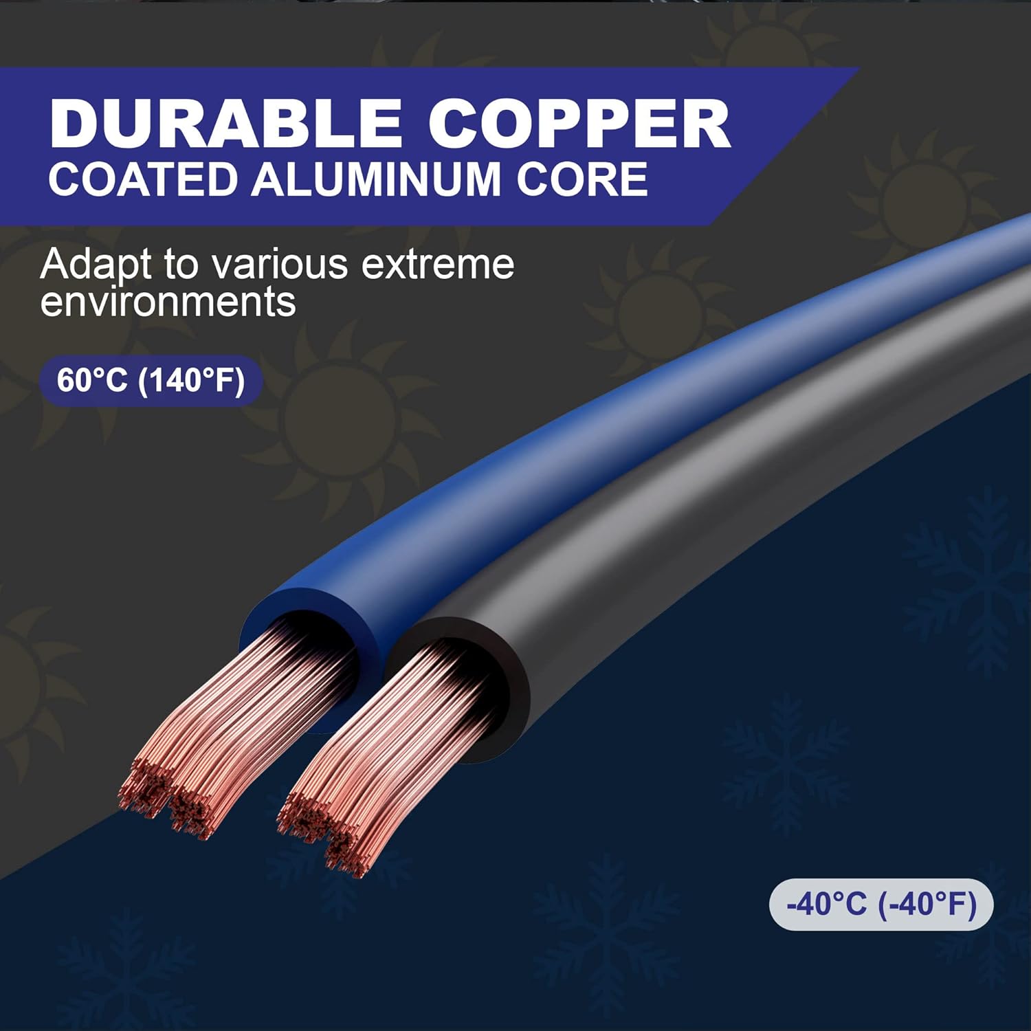 Thumbnail 2 de EXTRESPO Heavy Duty Jumper Cables 25 Feet