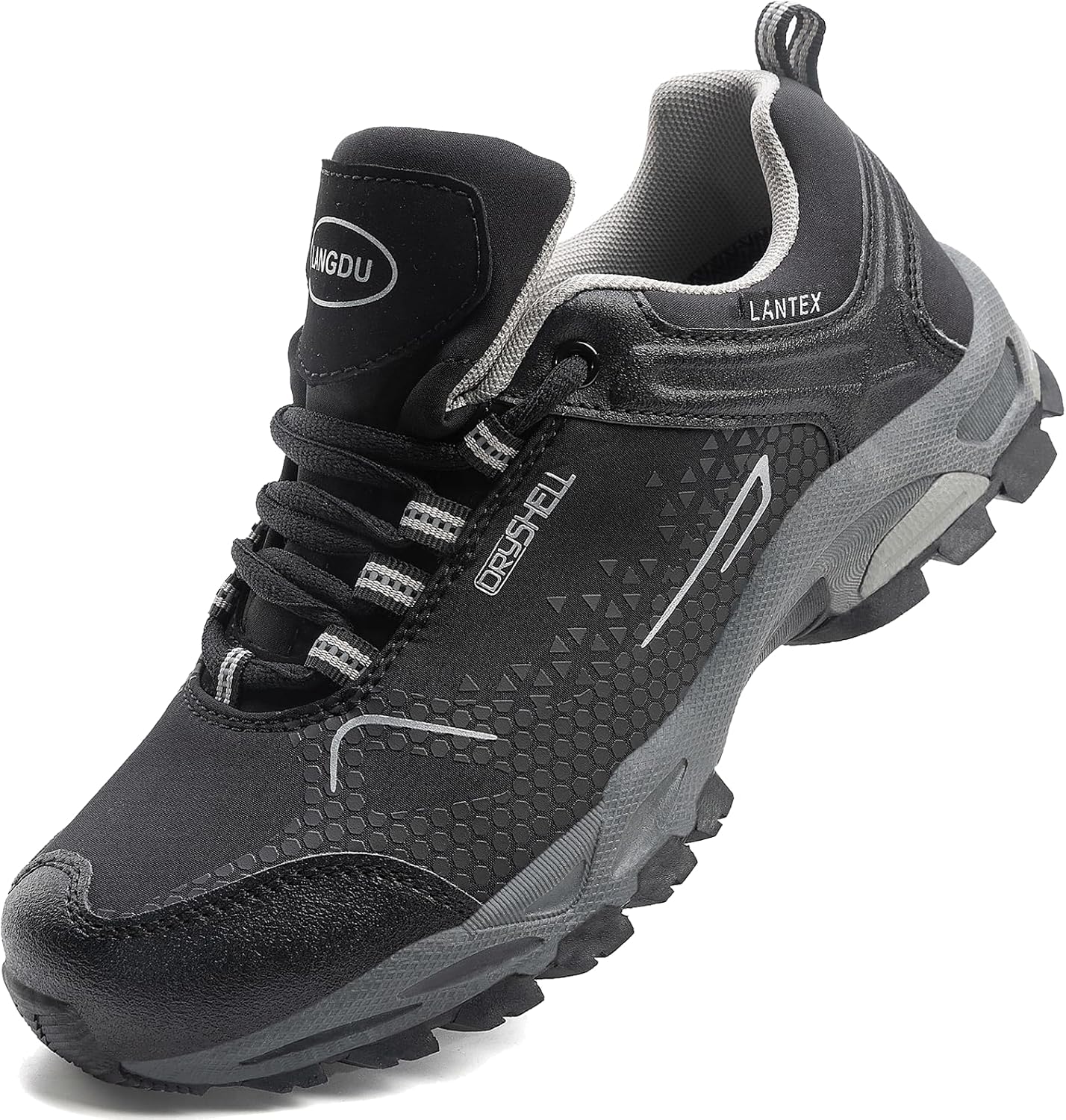 Detalle de LANGDU Scarpe da Trekking Uomo e Donna: Comfort, Impermeabili e Traspiranti per Escursionismo