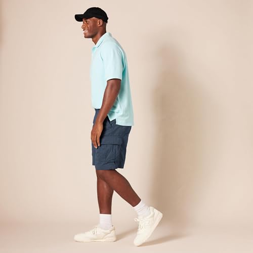 Thumbnail 7 de Amazon Essentials pantalón corto cargo de sarga de algodón 100% de 25 cm (corte clásico) en azul marino