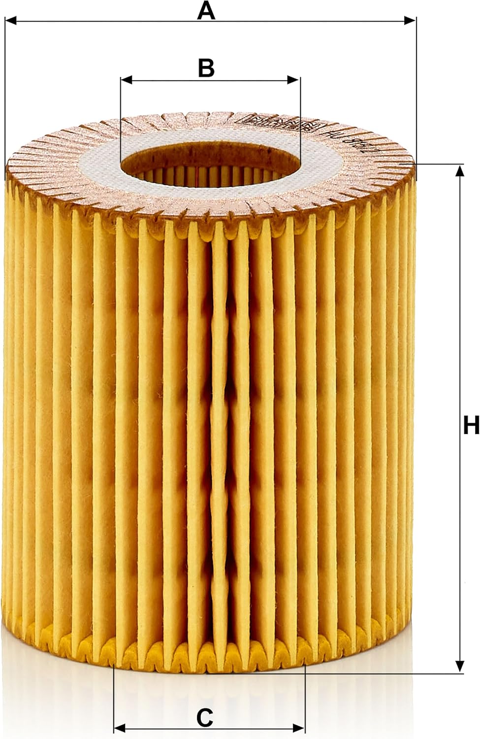 Detalle de MANN-FILTER HU 815/2 Filtre à huile