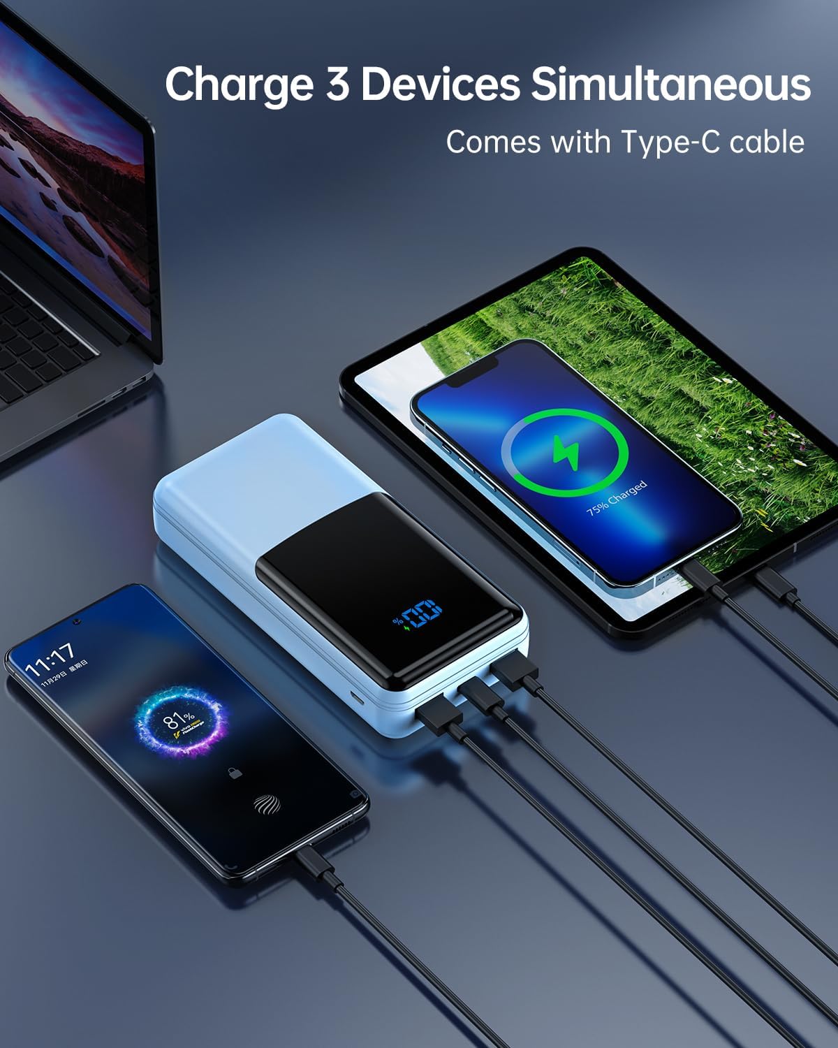 Thumbnail 4 de Coblob Power Bank 27000 mAh portable charger