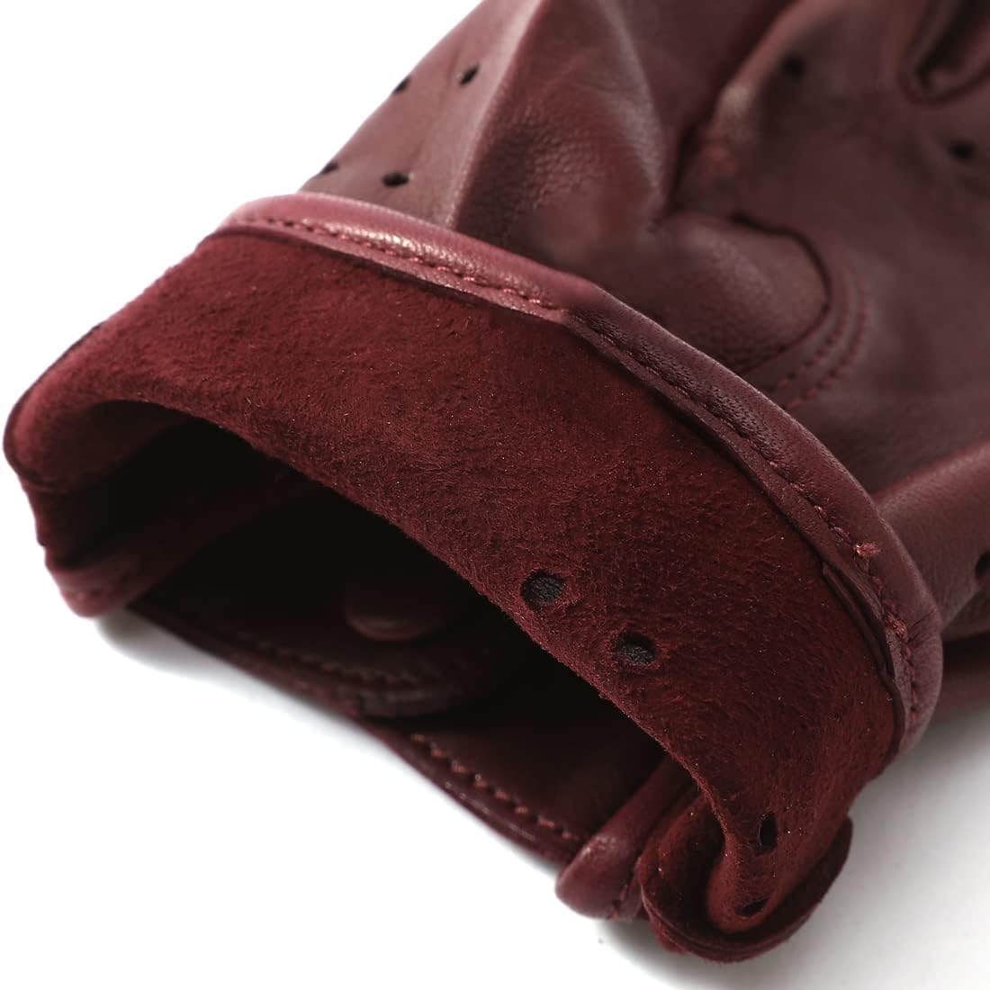 Detalle de Harssidanzar GL012 Lambskin Fingerless Gloves