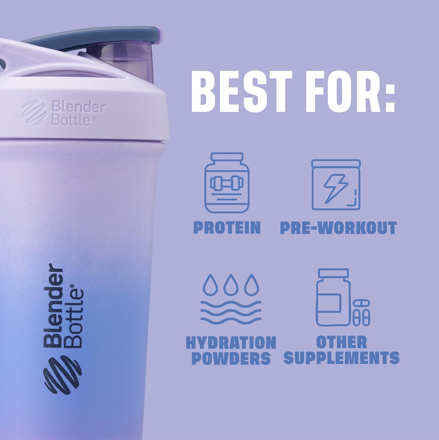 Detalle 2 de Strada Sleek 740ml insulated shaker bottle