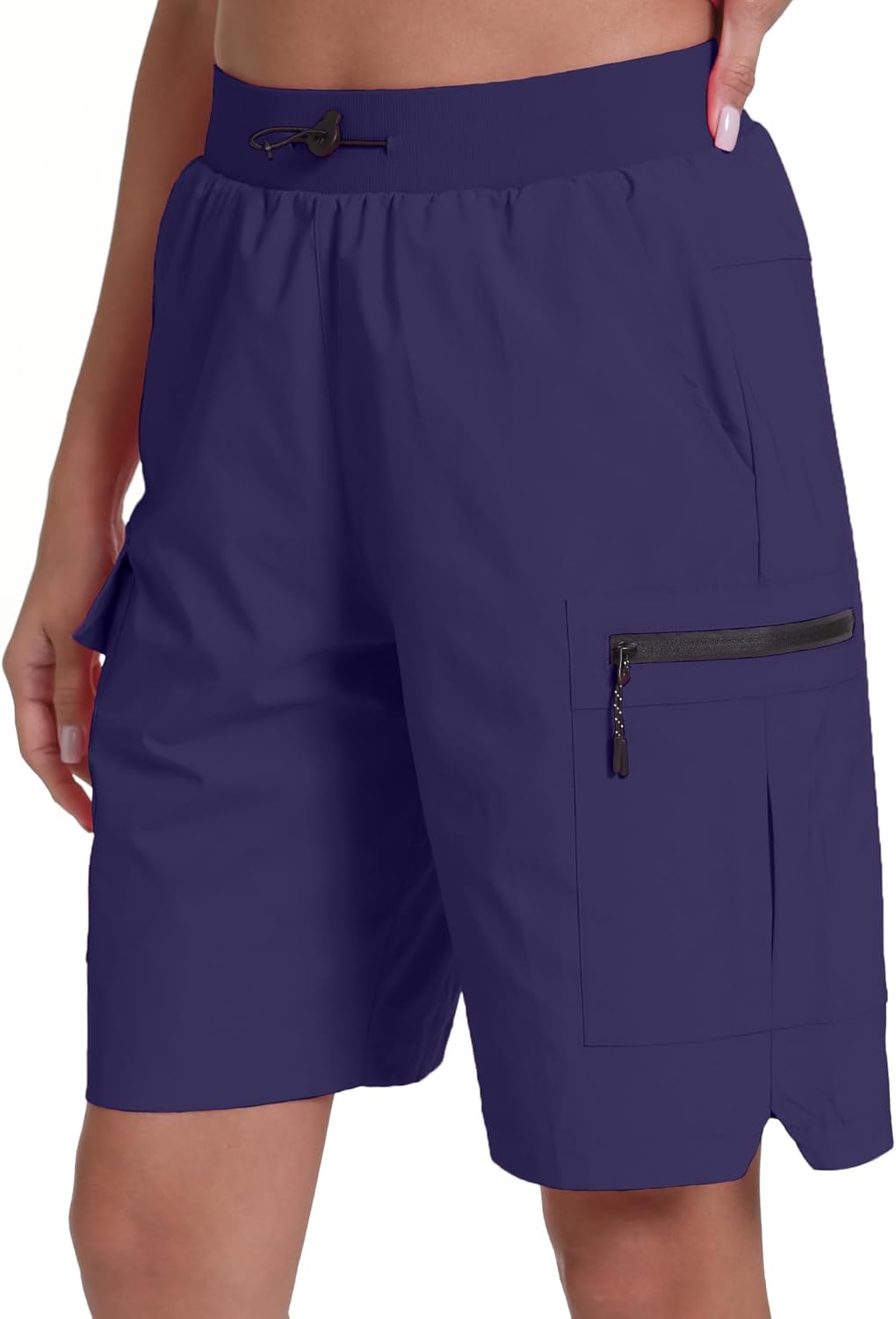 Thumbnail 6 de Rrosseyz Women’s Hiking Cargo Shorts with Pockets (Quick-Dry, Water-Resistant, 9-Inch Inseam)