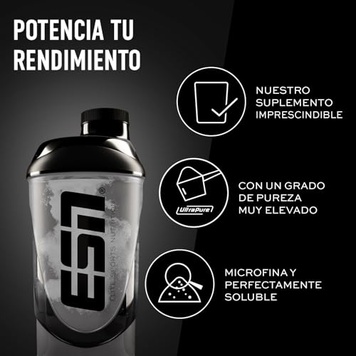Detalle 2 de ESN Ultrapure Creatine Monohydrate 250 g | Creatina en polvo microfina y soluble, vegana (Made in Germany)