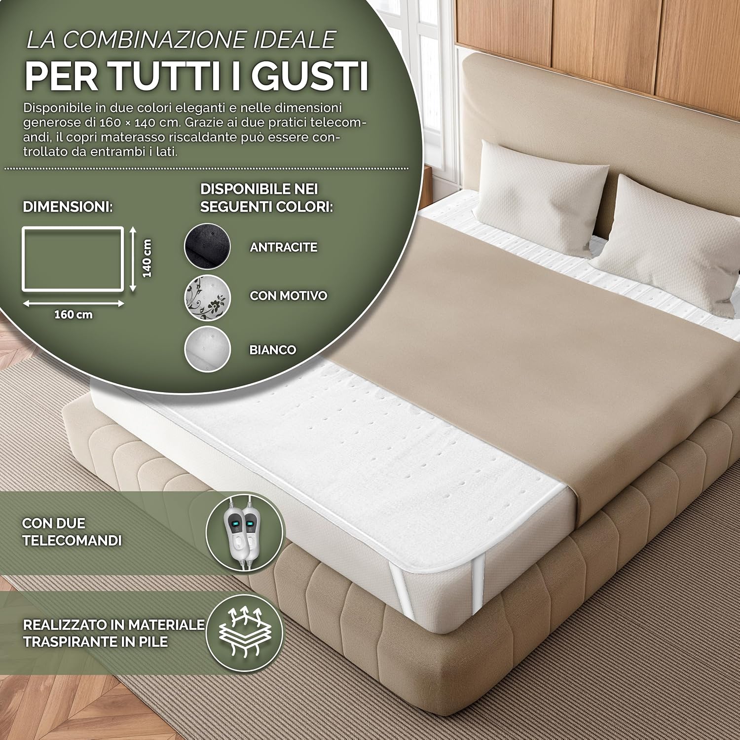 Thumbnail 5 de sinnlein Sottocoperta Elettrica 160x140 cm