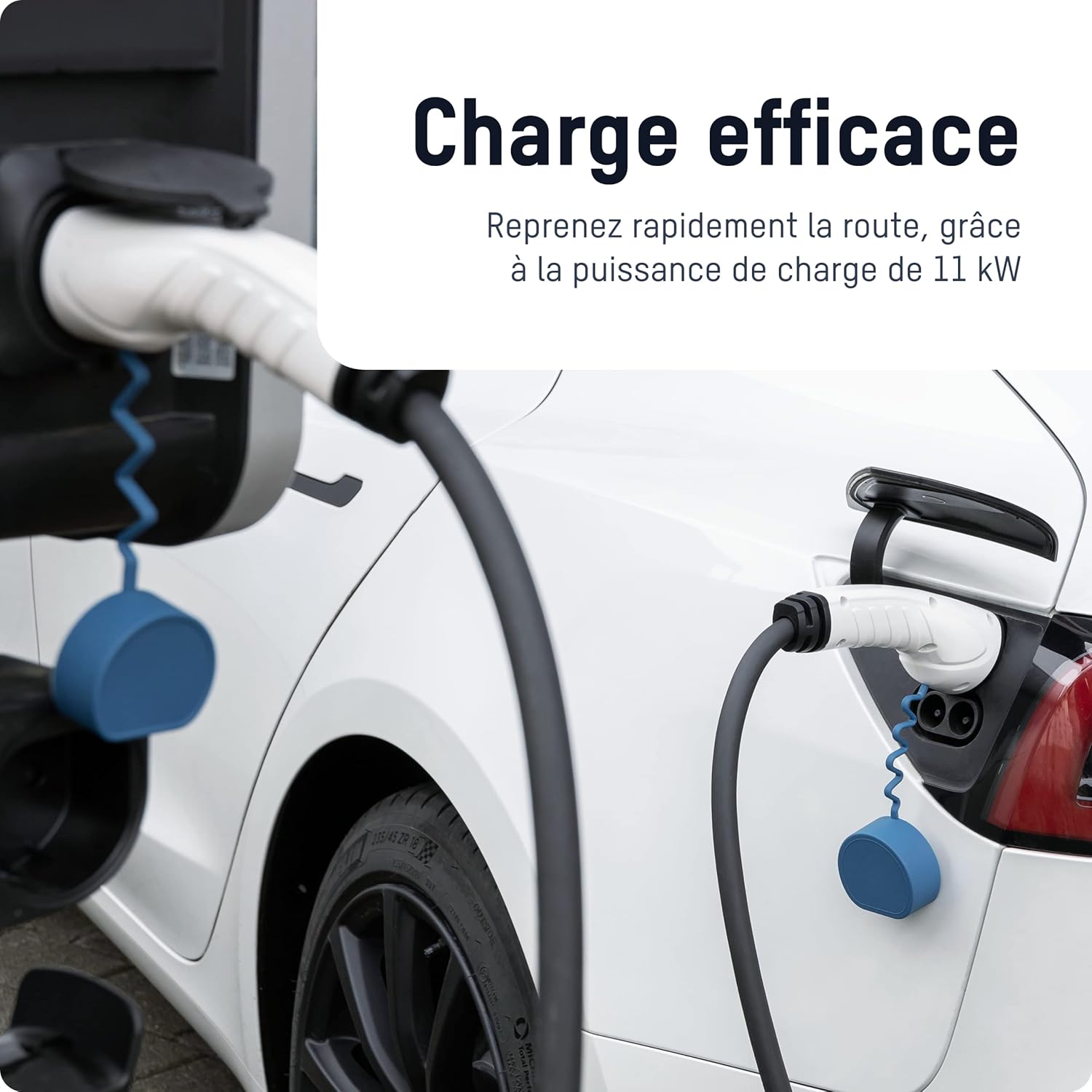 Thumbnail 1 de ANSMANN Câble de charge Type 2 Mode 3 11 kW (7,5 m) pour véhicules électriques et hybrides rechargeables
