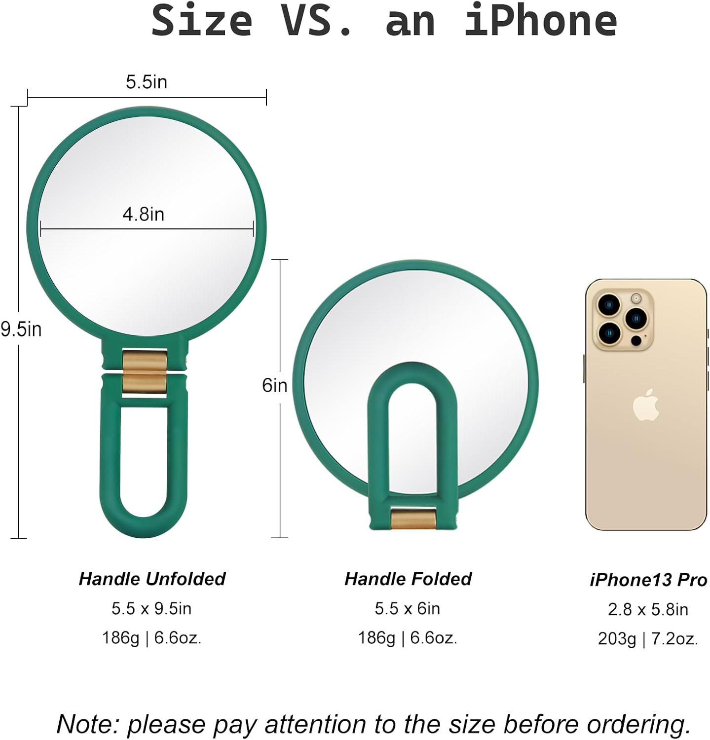 Thumbnail 4 de Sifolo Handheld Magnifying Mirror 30X