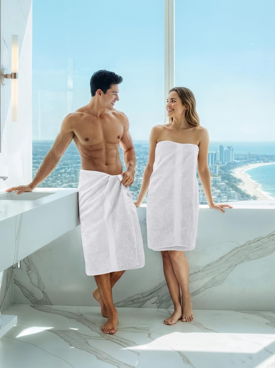 Thumbnail 6 de Utopia Towels – zestaw 4 ręczników kąpielowych 600 g/m², bawełna, srebrny