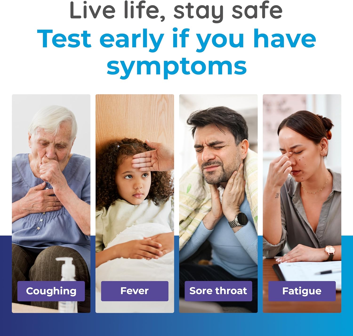 Detalle 1 de INDICAID COVID-19 and Flu A&B 3-in-1 Antigen Test, 5 Tests