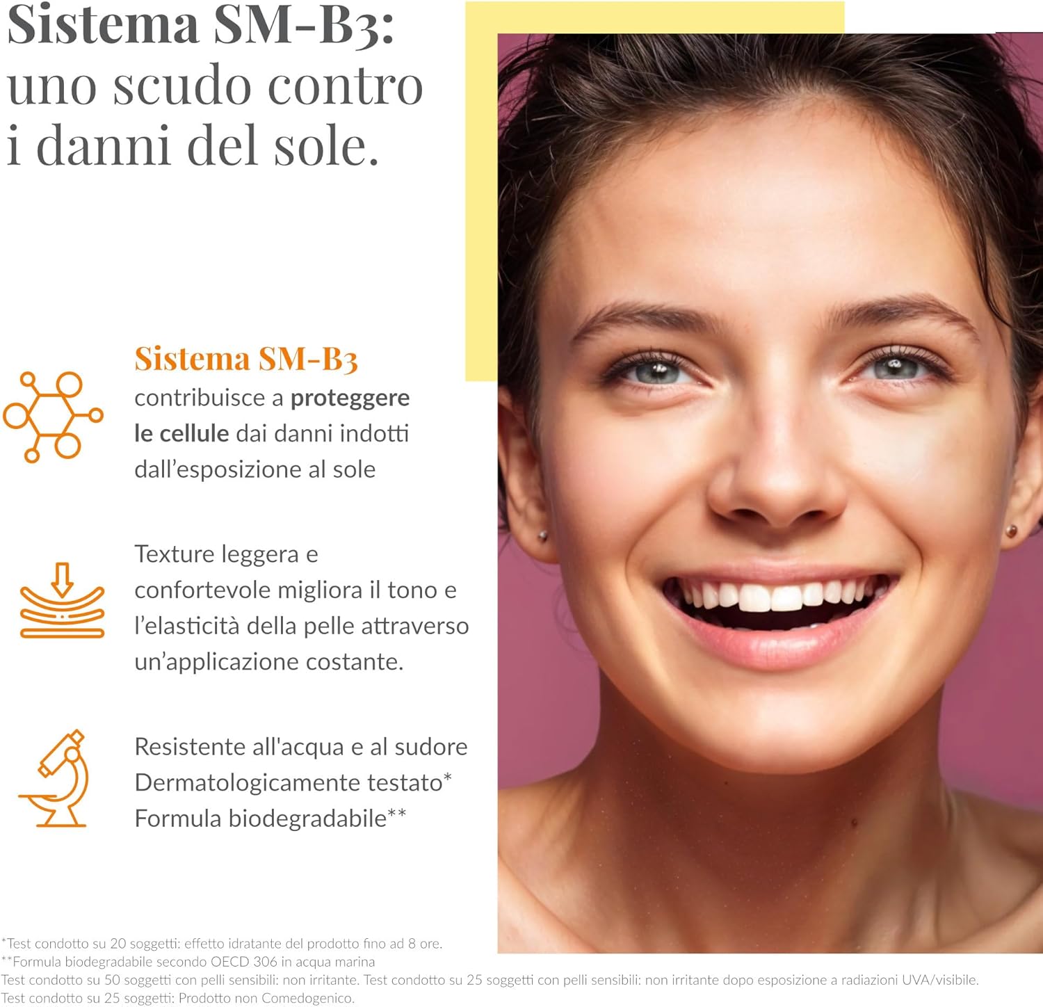 Detalle 2 de Carovit Crema Viso SPF 50+: protezione solare ad ampio spettro per pelli sensibili