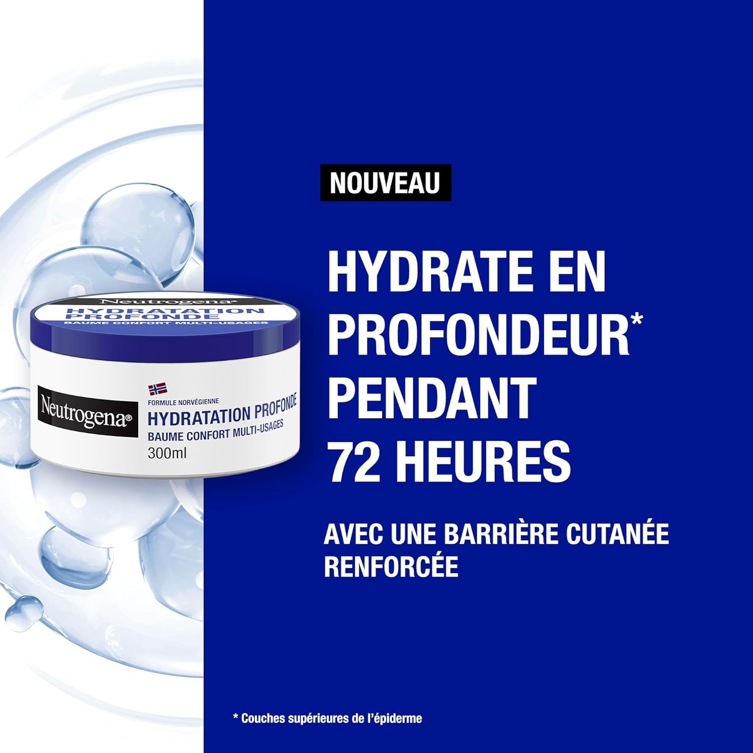 Detalle 2 de Neutrogena Baume Confort Multi-Usages Hydratation Profonde – Lot de 2 × 300 ml