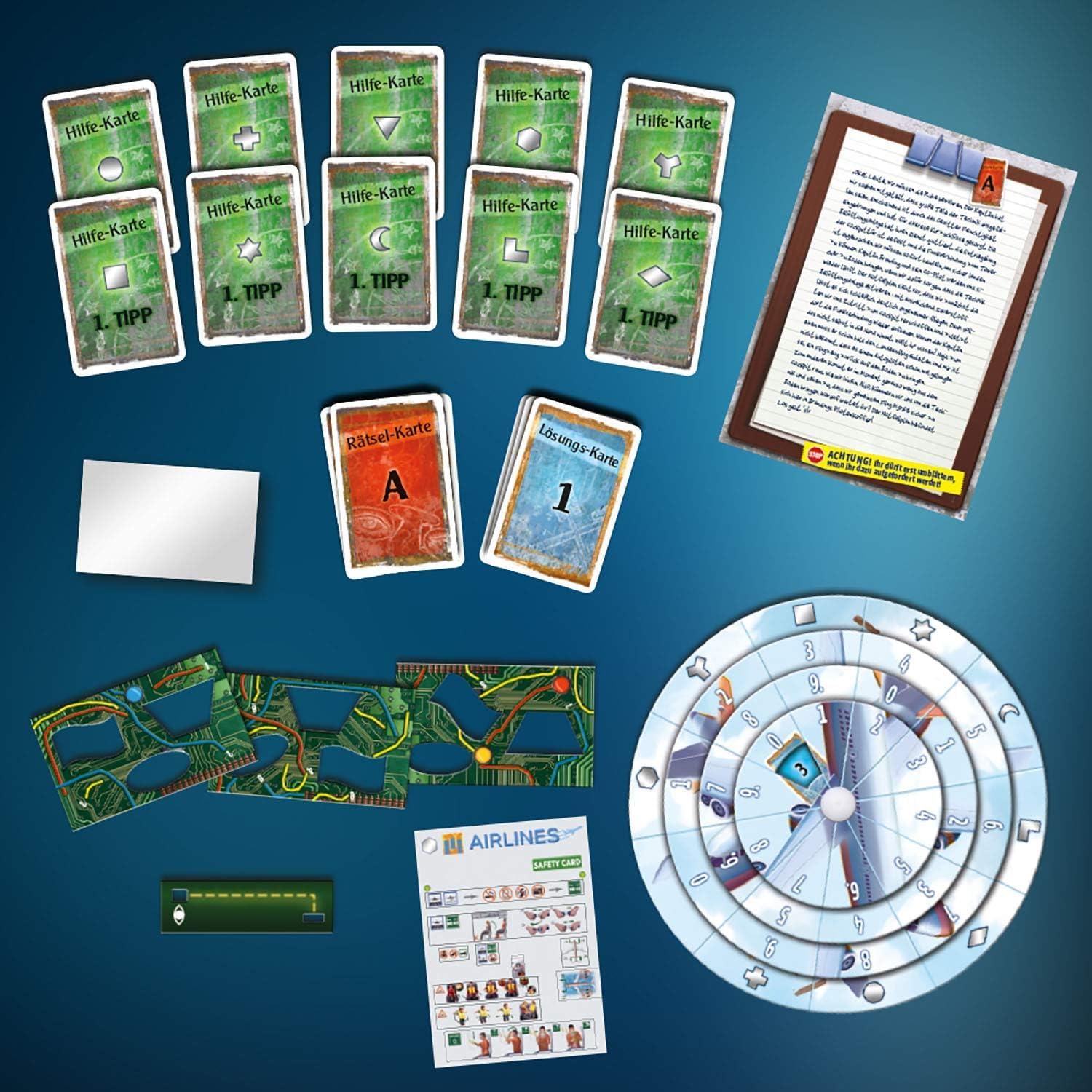 Detalle de KOSMOS EXIT – Das Spiel: Der Flug ins Ungewisse (Einsteiger) – Escape Room für 1–4 Spieler ab 10 Jahren