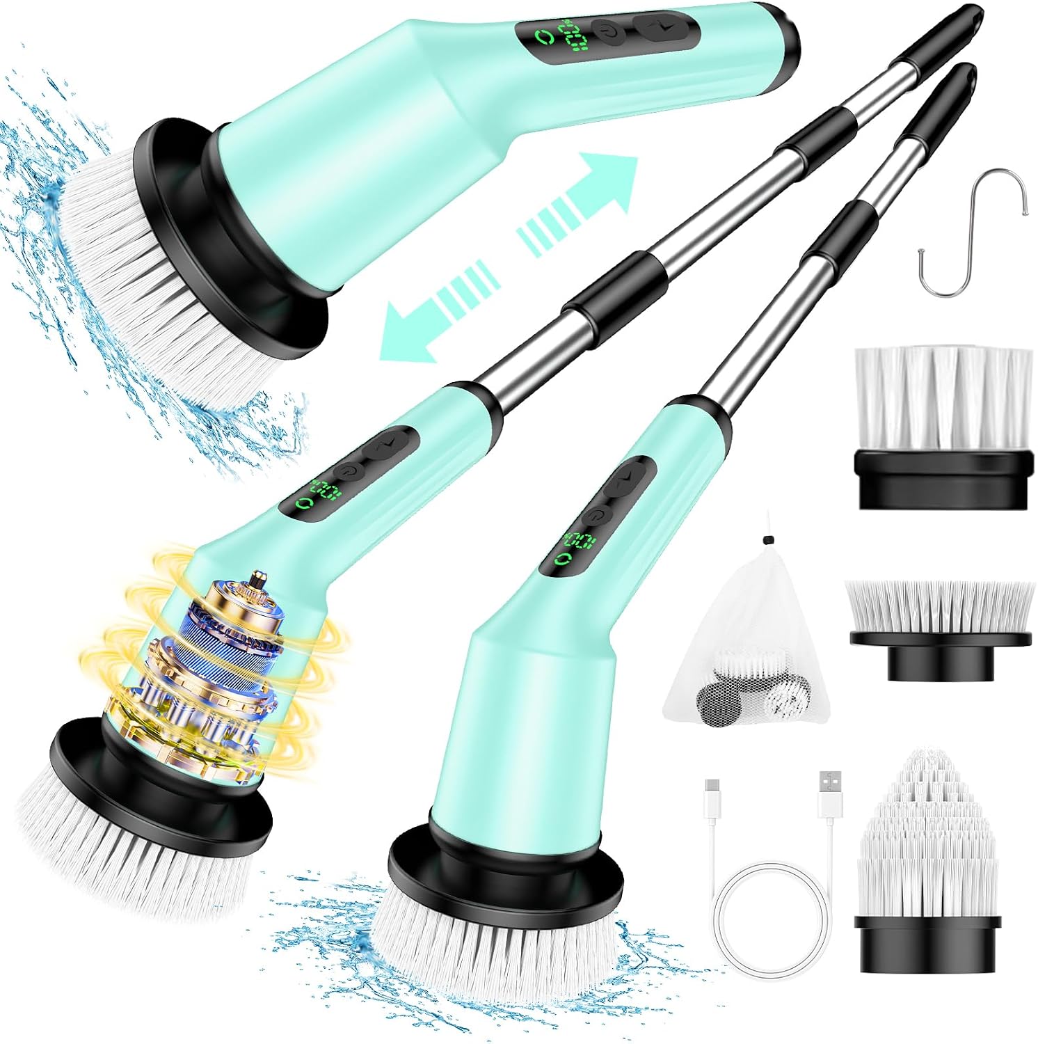 Thumbnail 6 de Electric Spin Scrubber 2-Speed Cordless Brush 🧽